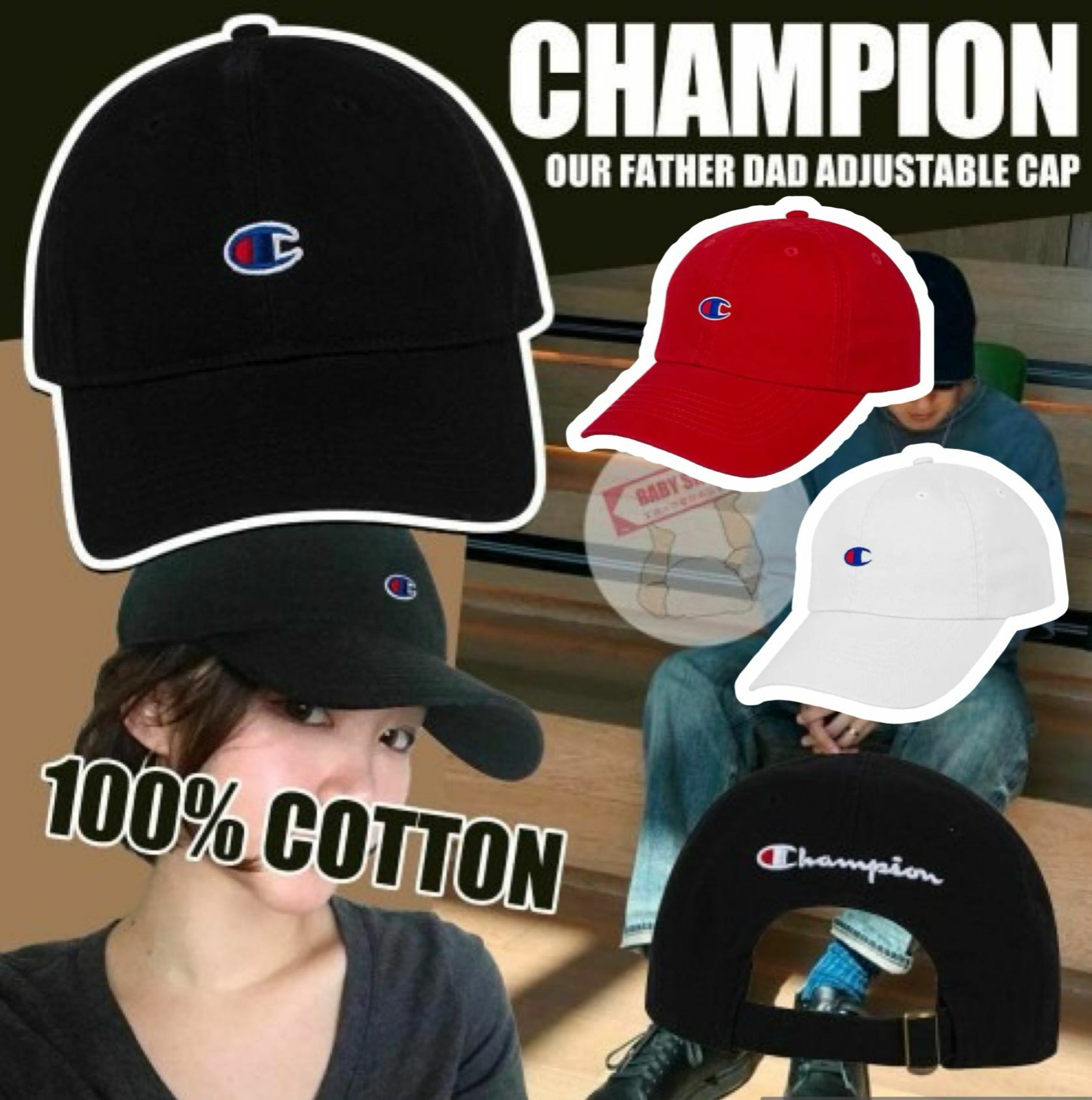 【預購】Champion Our Adjustable G100201 CAP帽