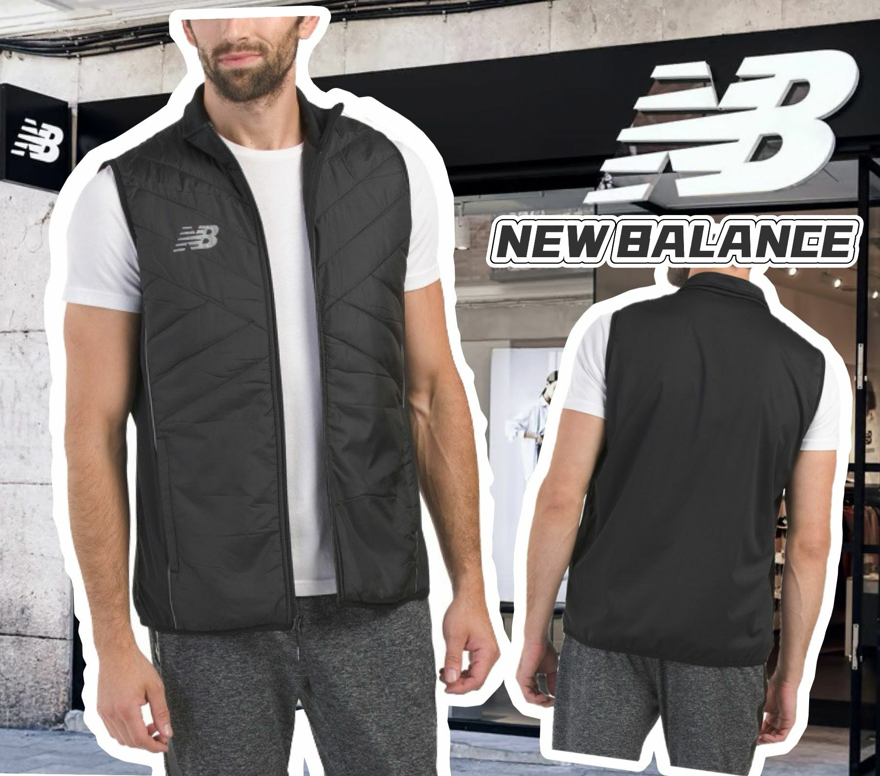 【預購】NEW BALANCE All Motion G100203 男裝背心外套