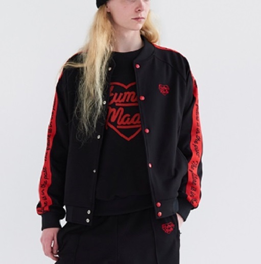 HUMAN MADE BLACK TRACK JACKET - PRE ORDER ITEM (預訂中)