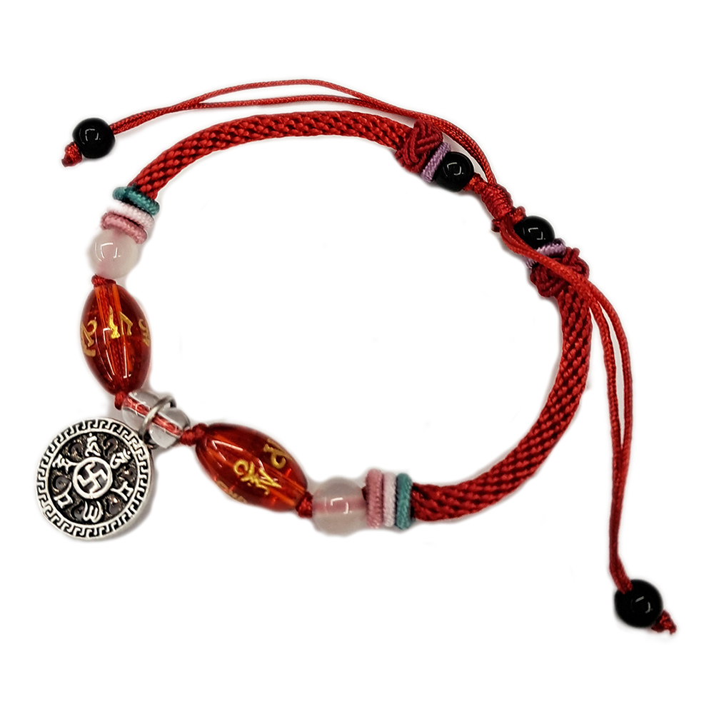 六字真言{純銀}中國結手鍊【十方】151666