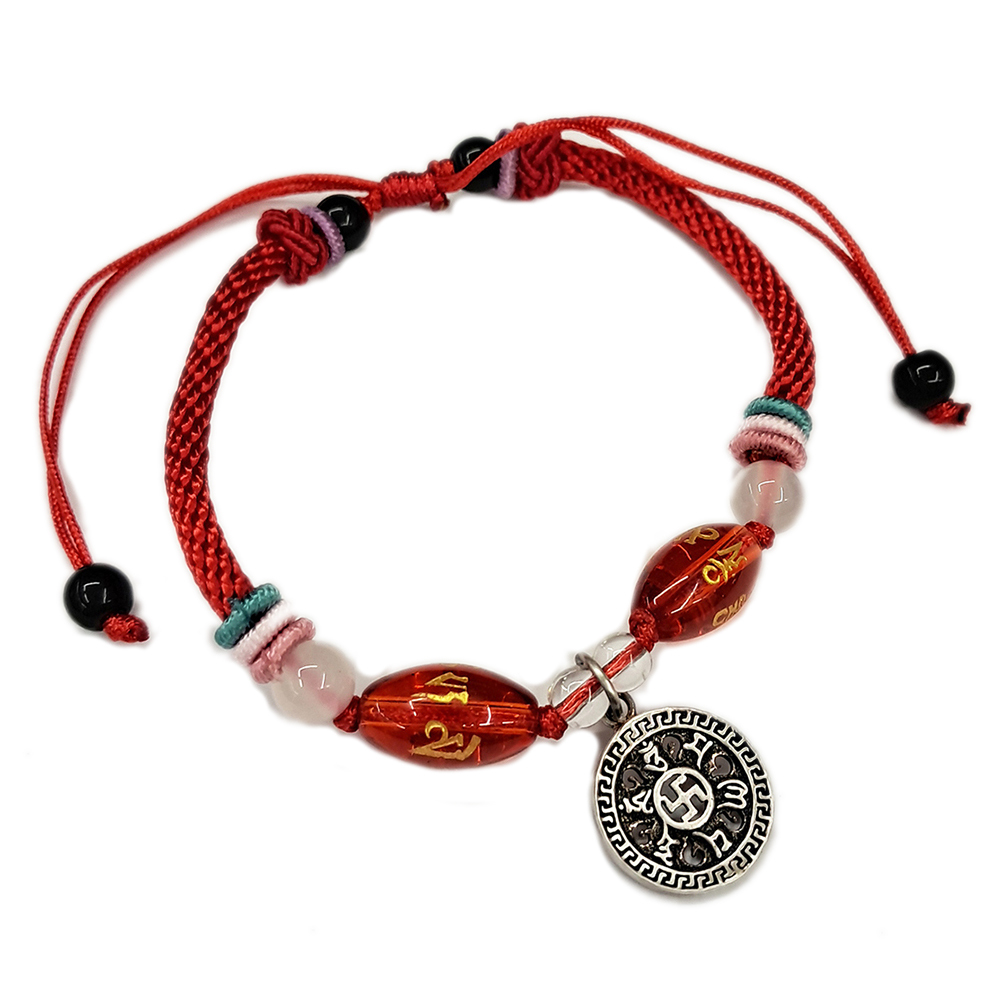 六字真言{純銀}中國結手鍊【十方】151666