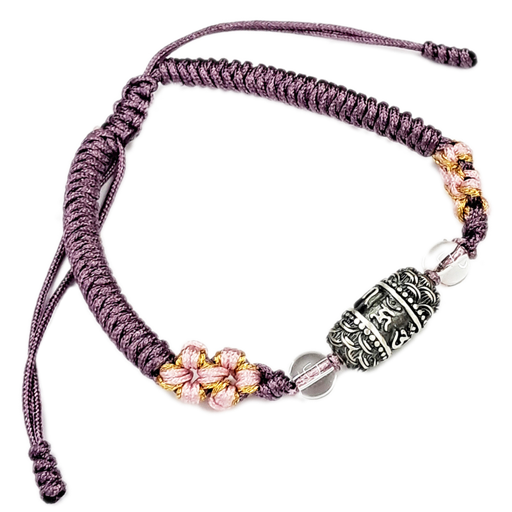 轉經輪{純銀}中國結手鍊【十方】151576