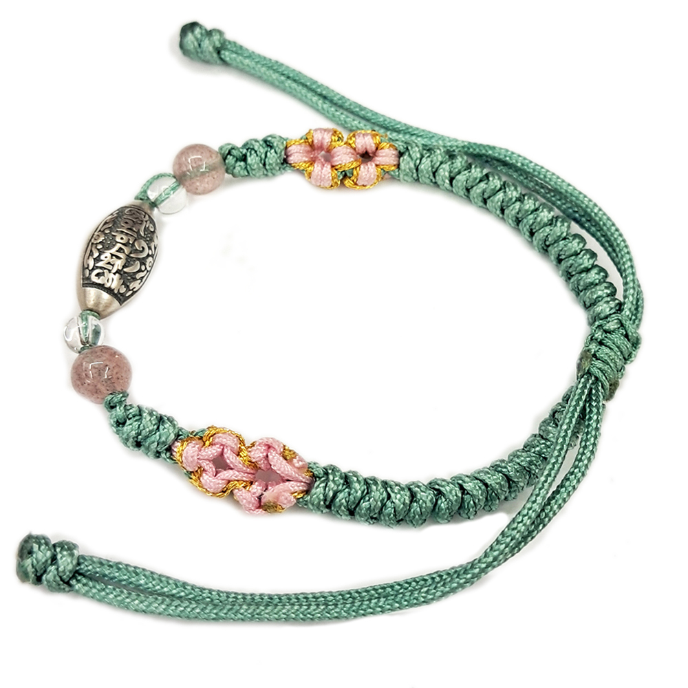 六字真言{純銀}中國結手鍊【十方】151560