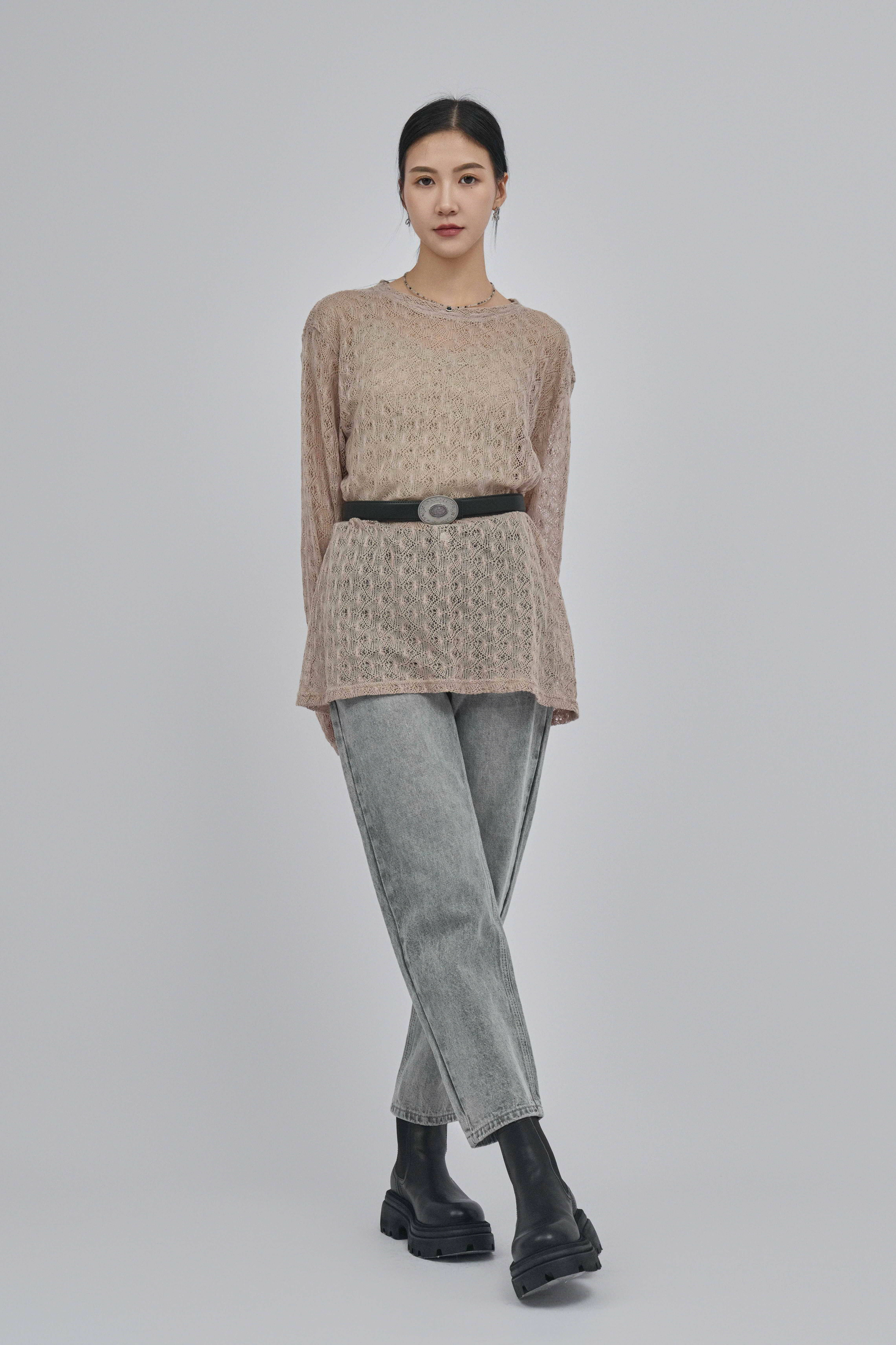 FW24_0063（背心外套＋上衣＋牛仔褲）