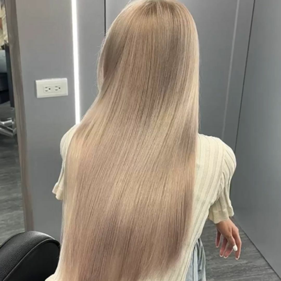 Anson 奶雙色染髮作品