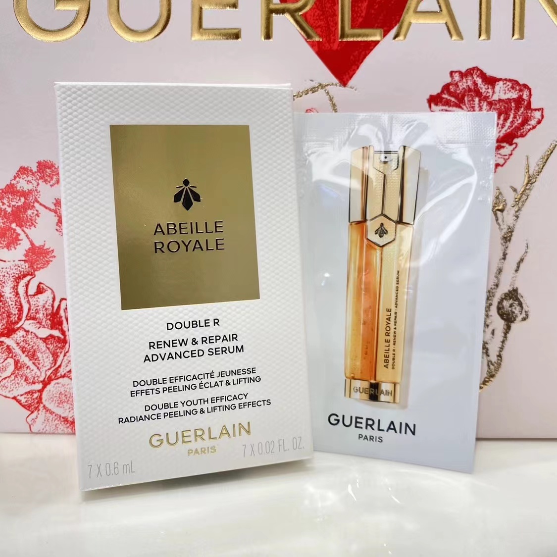(現貨)GUERLAIN 嬌蘭 雙管精華片裝 (0.6ML X 7片）