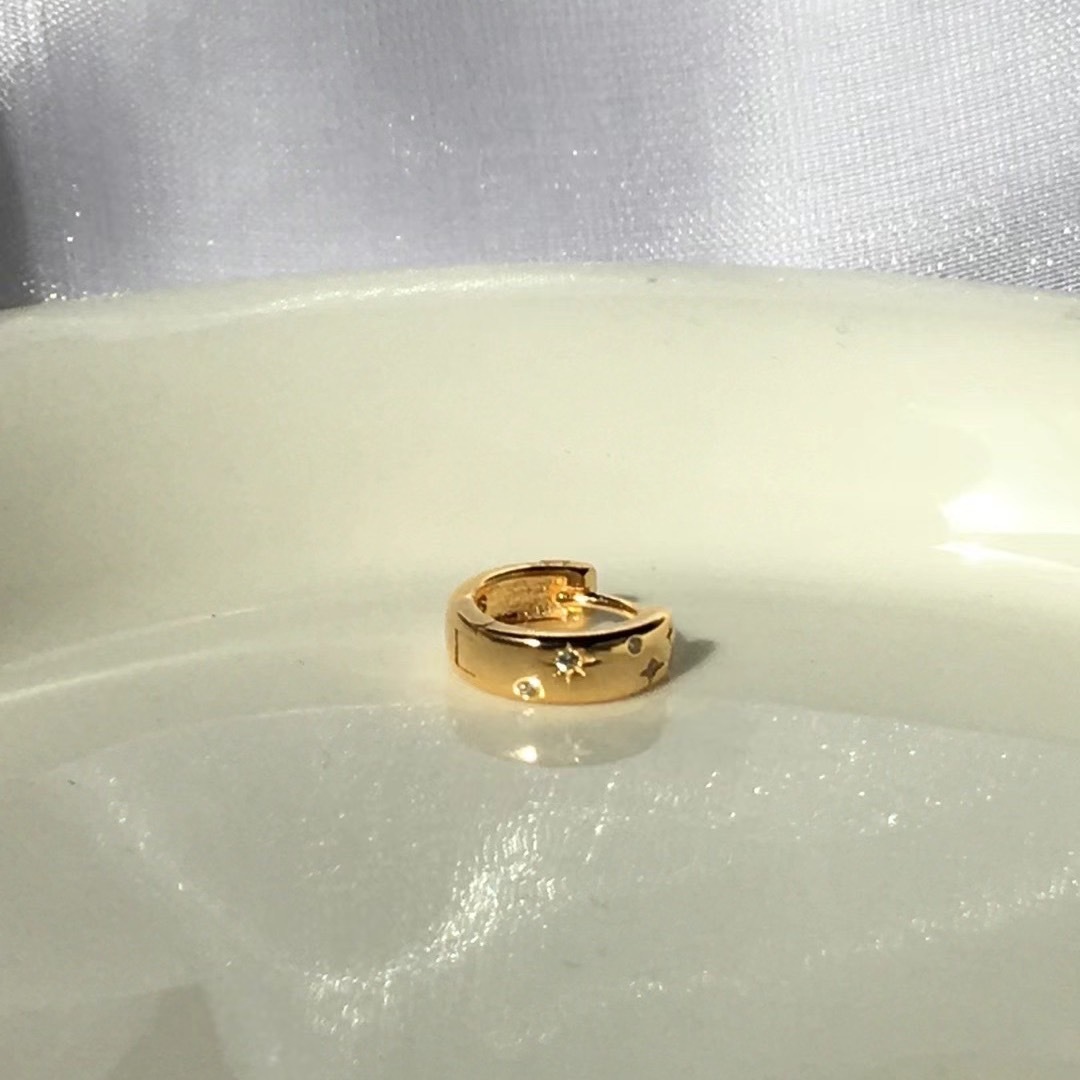 925 silver-Star lost Earrings