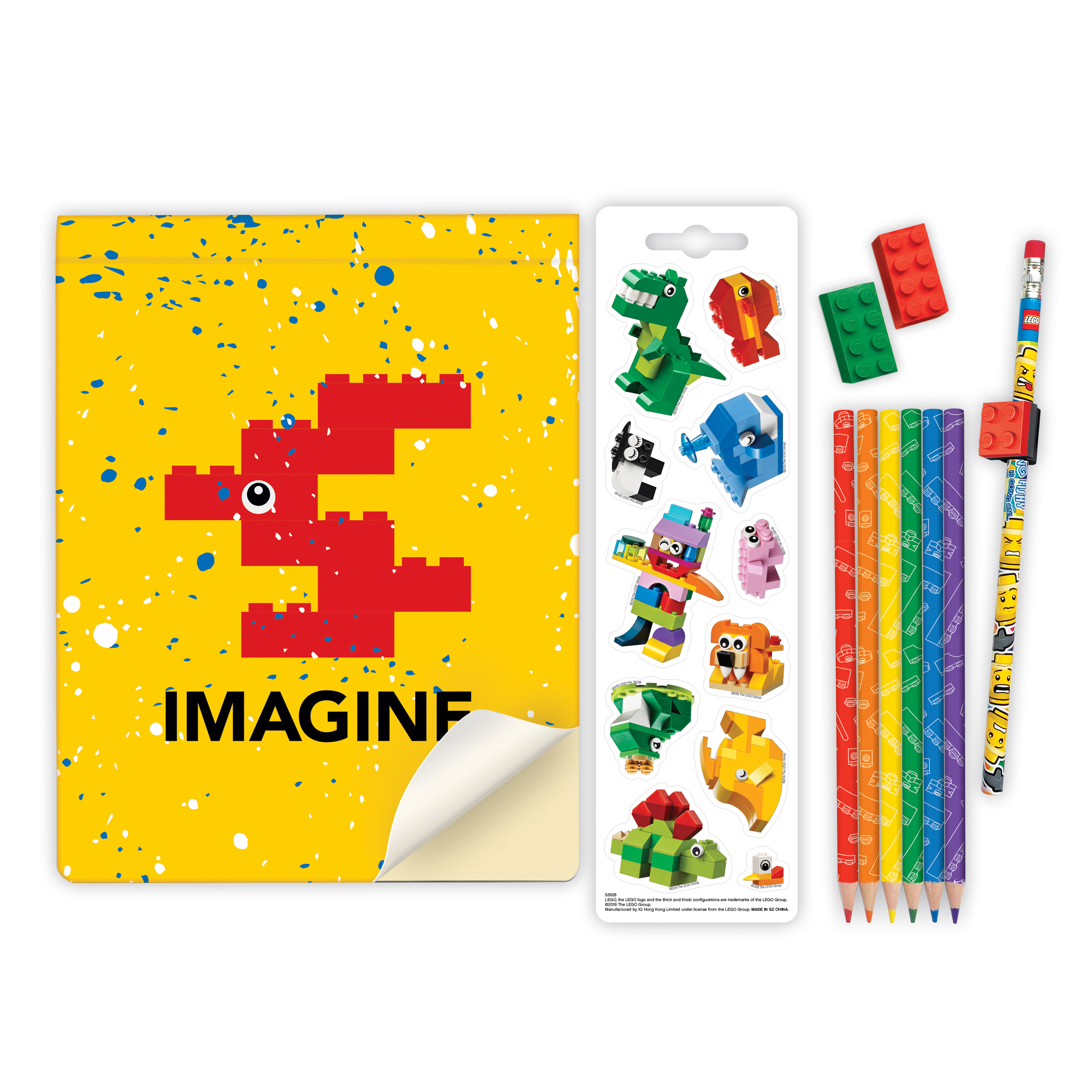 IQ HONG KONG X 樂高 人物繪圖文具組