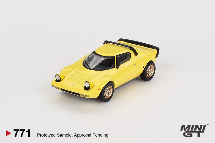 Mini GT 1/64 Lancia Stratos HF Stradale Giallo Fly