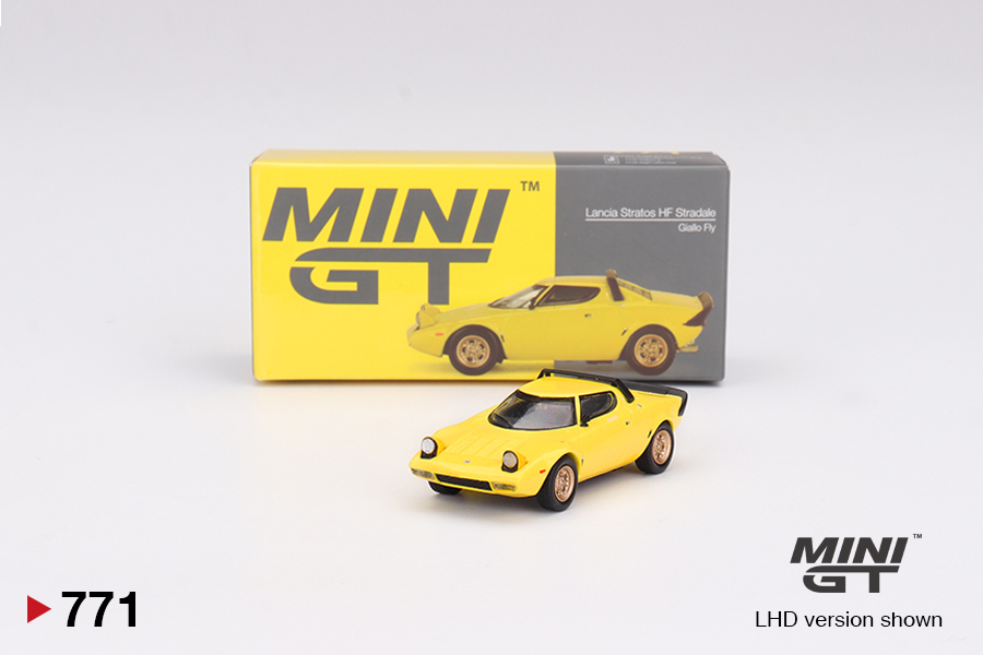 Mini GT 1/64 Lancia Stratos HF Stradale Giallo Fly