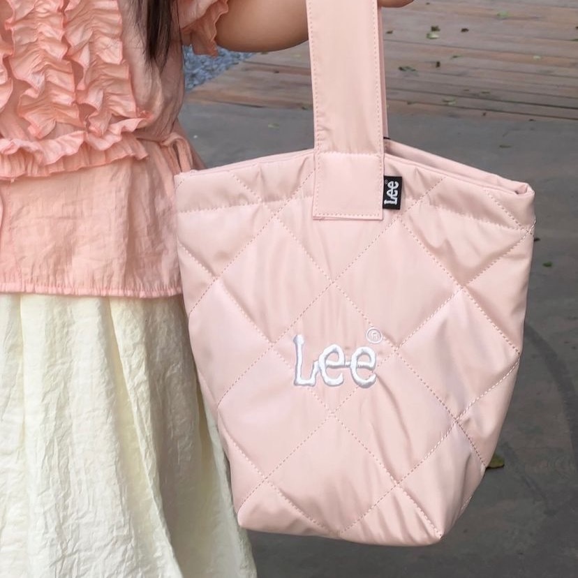 LEE 絎縫水桶 防潑水 手提包 四色