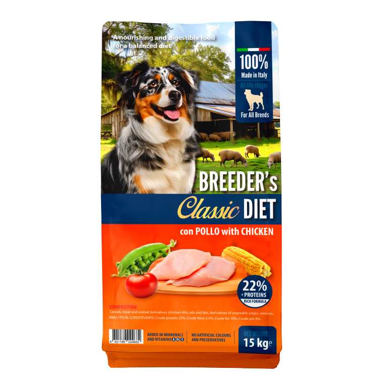 Breeder’s Diet 鮮雞肉高蛋白 全犬配方 15kg (BDD-4682)