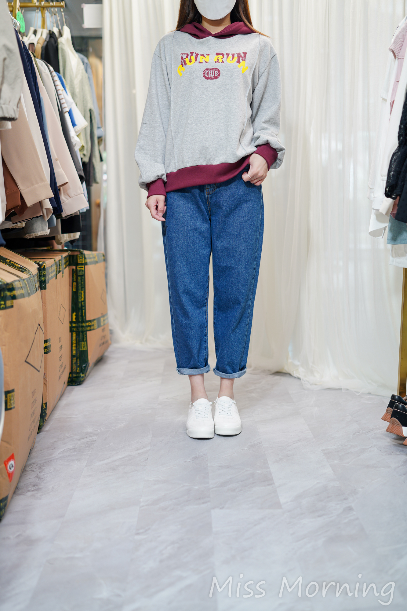 拼色中薄衛衣(14185)