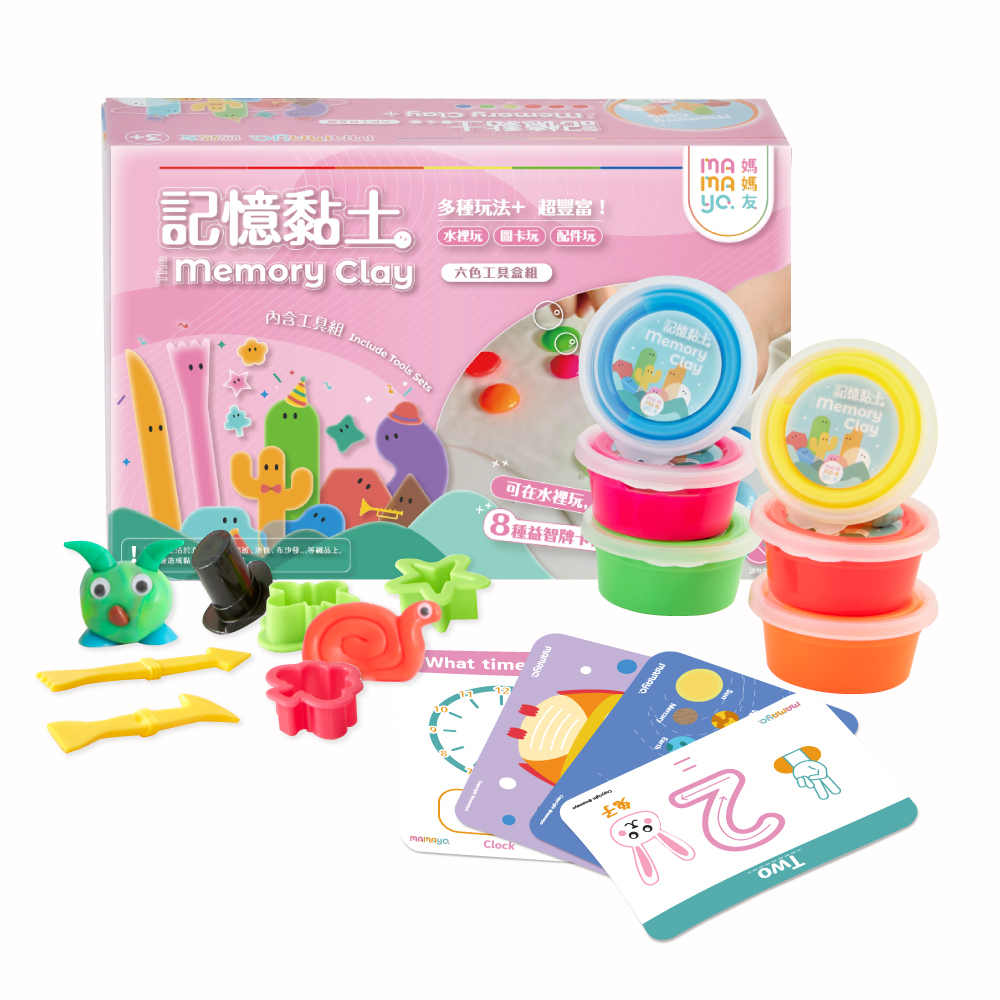 (現貨)【mamayo】記憶黏土工具組-6色/12色