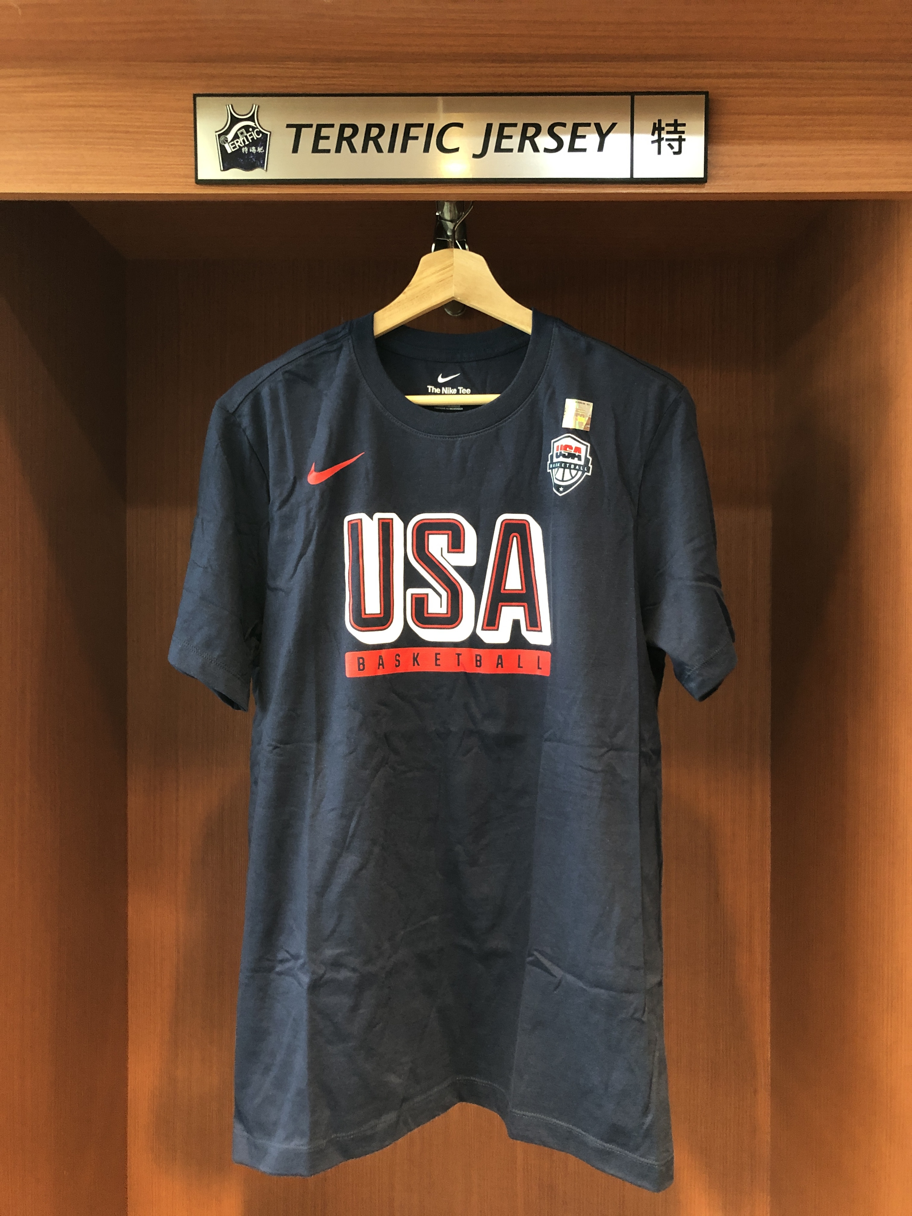 USA短袖 Team USA 美國隊 巴黎奧運 深藍熱身短袖 Nike Team Performance Tee 棉質 全新