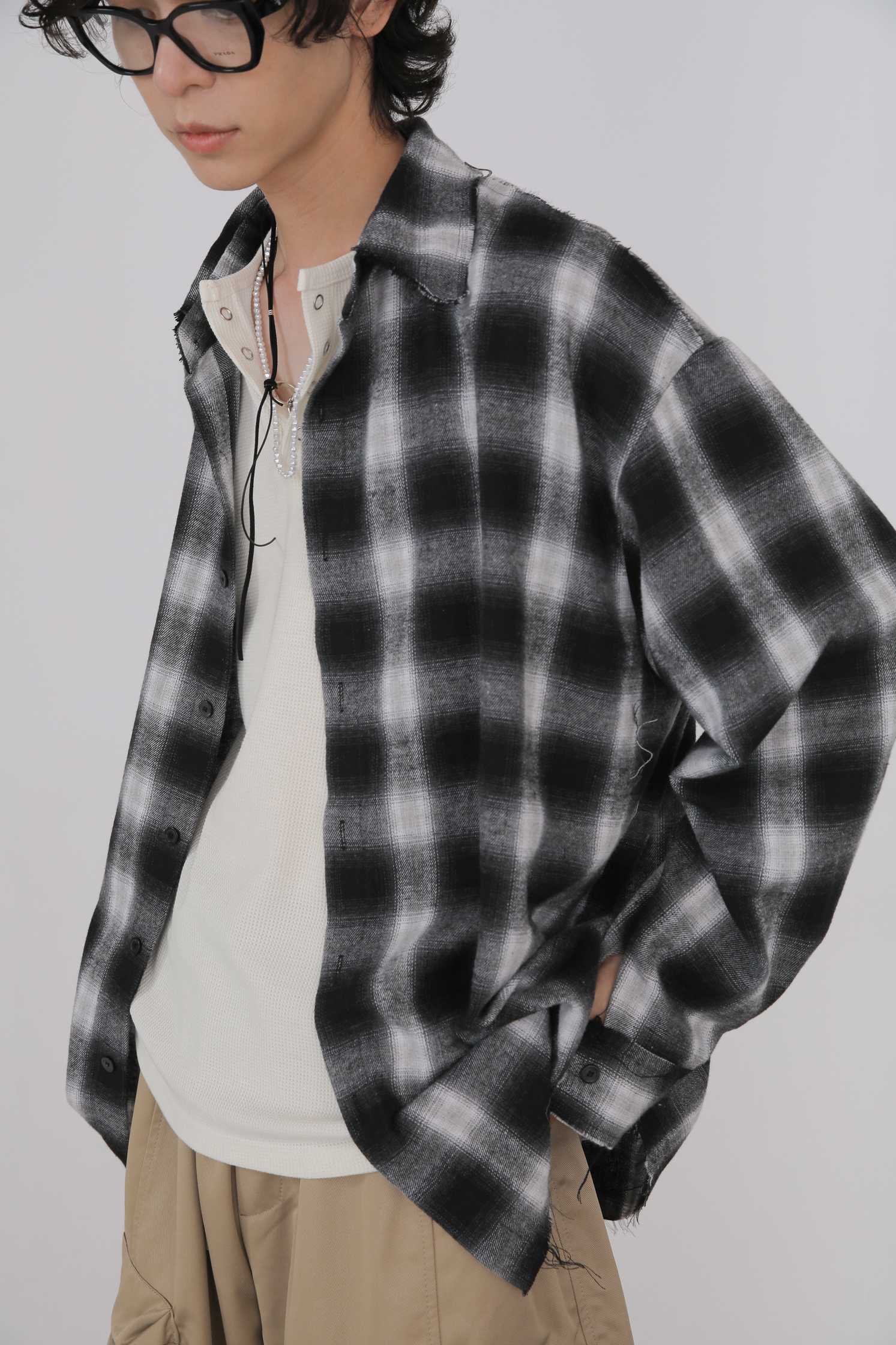 【Unisex】Giselle Check Shirt #長襯衫 (售完不補)
