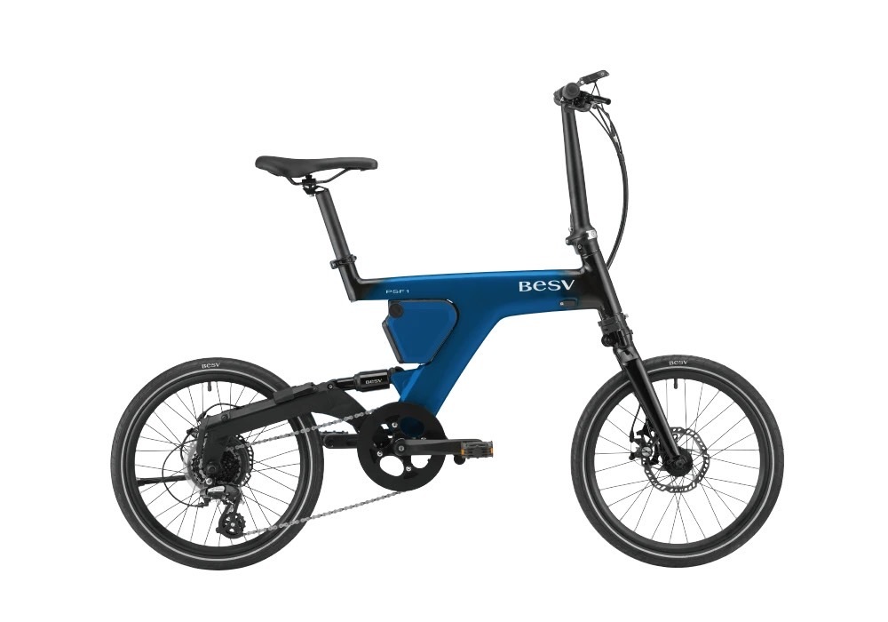 BESV PSF1折疊休閒運動電輔車/漸層藍