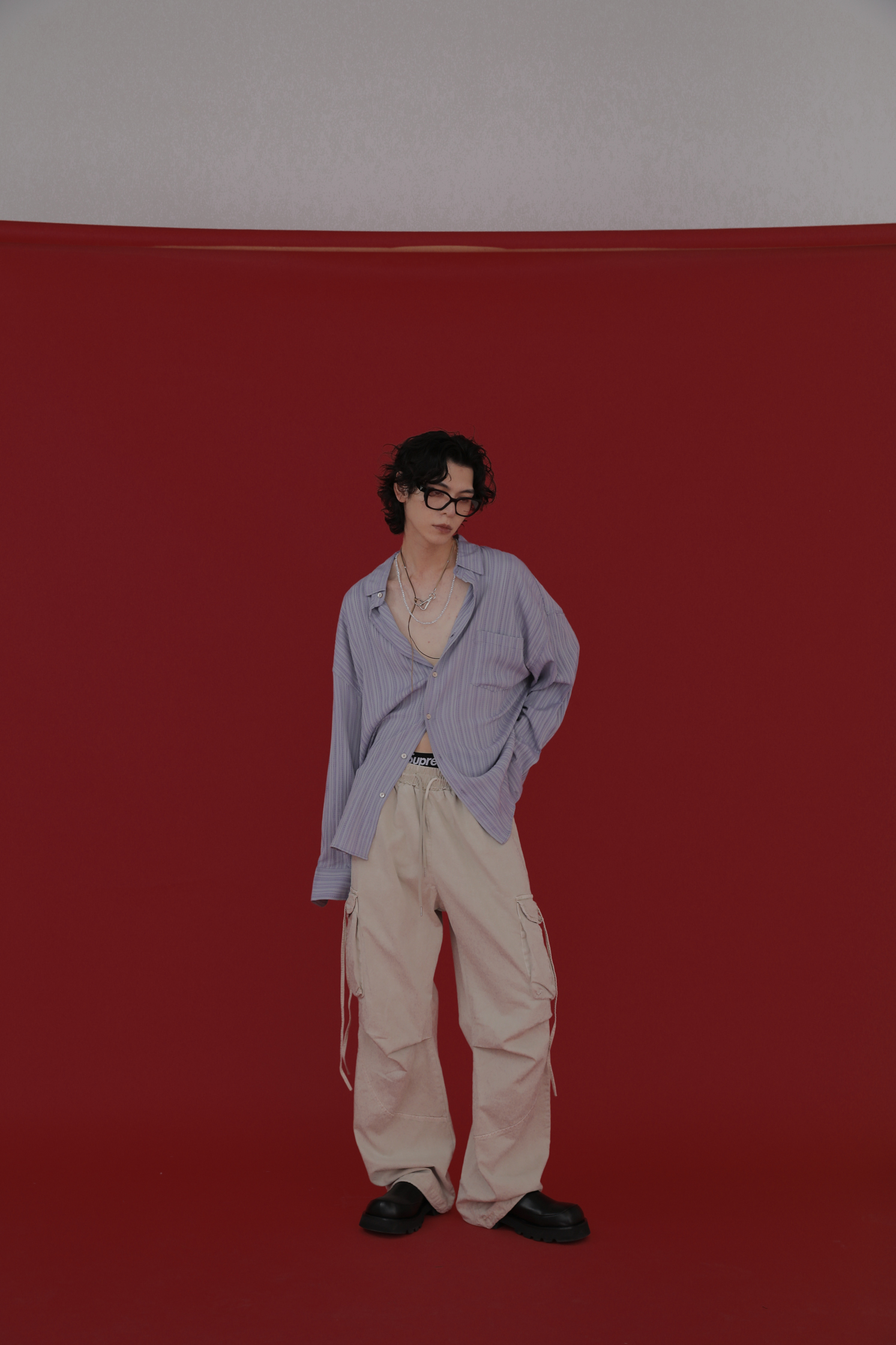 【Unisex】Inatarope Cargo Wide Pants #工裝褲