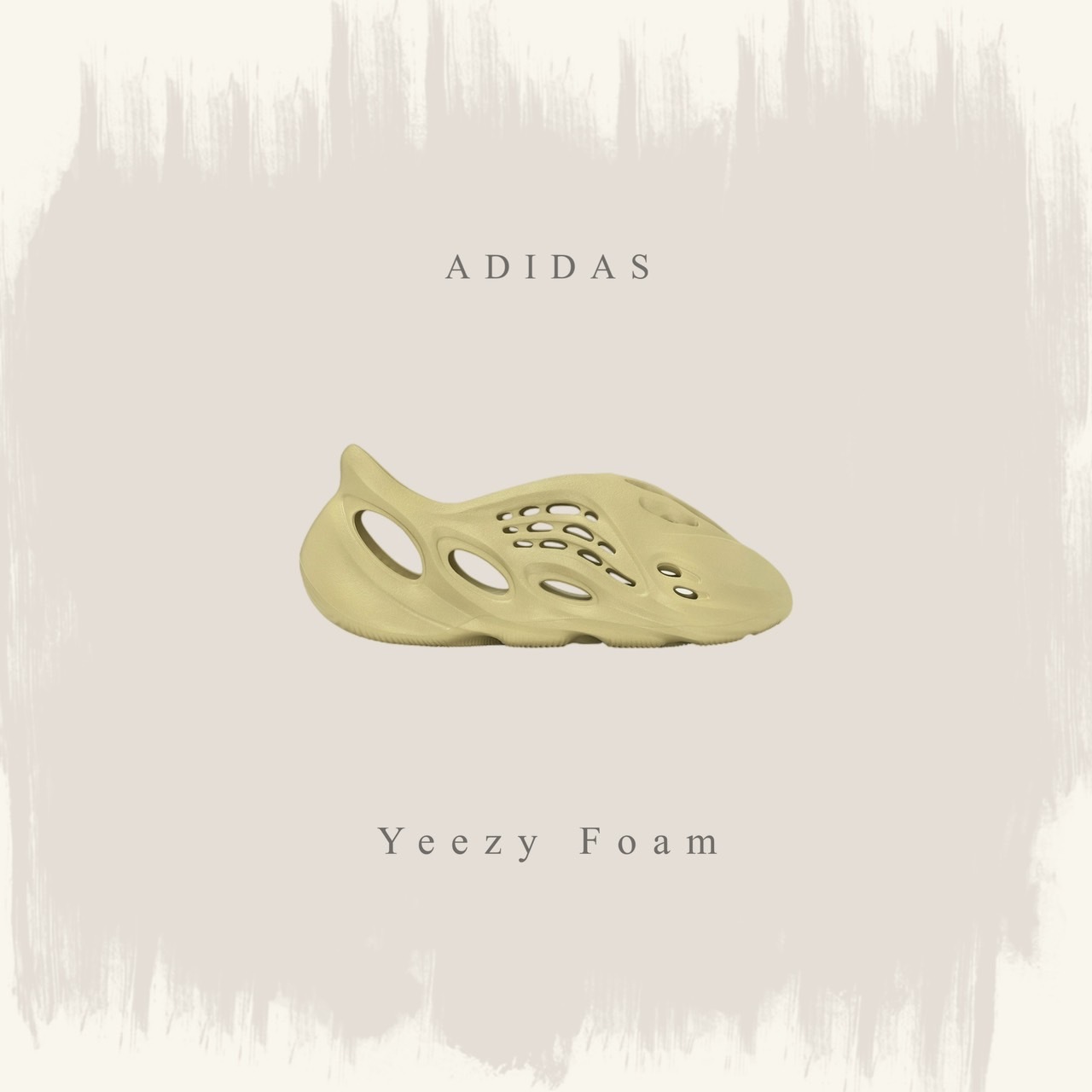 ADIDAS YEEZY FOAM RUNNER SULFUR 奶黃 沙漠黃 綠硫磺色 男鞋 GV6775
