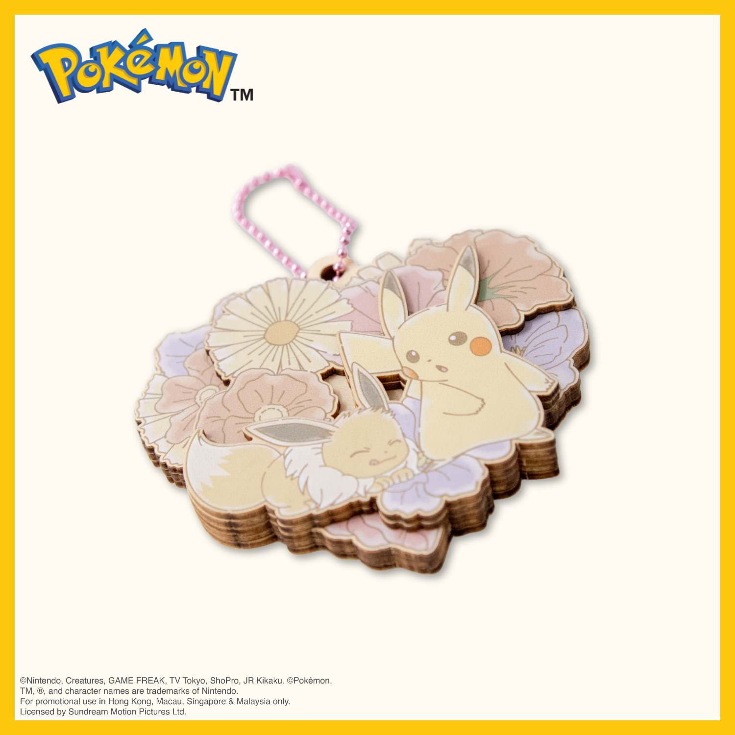 Pokémon Wooden Mirror - Flower
