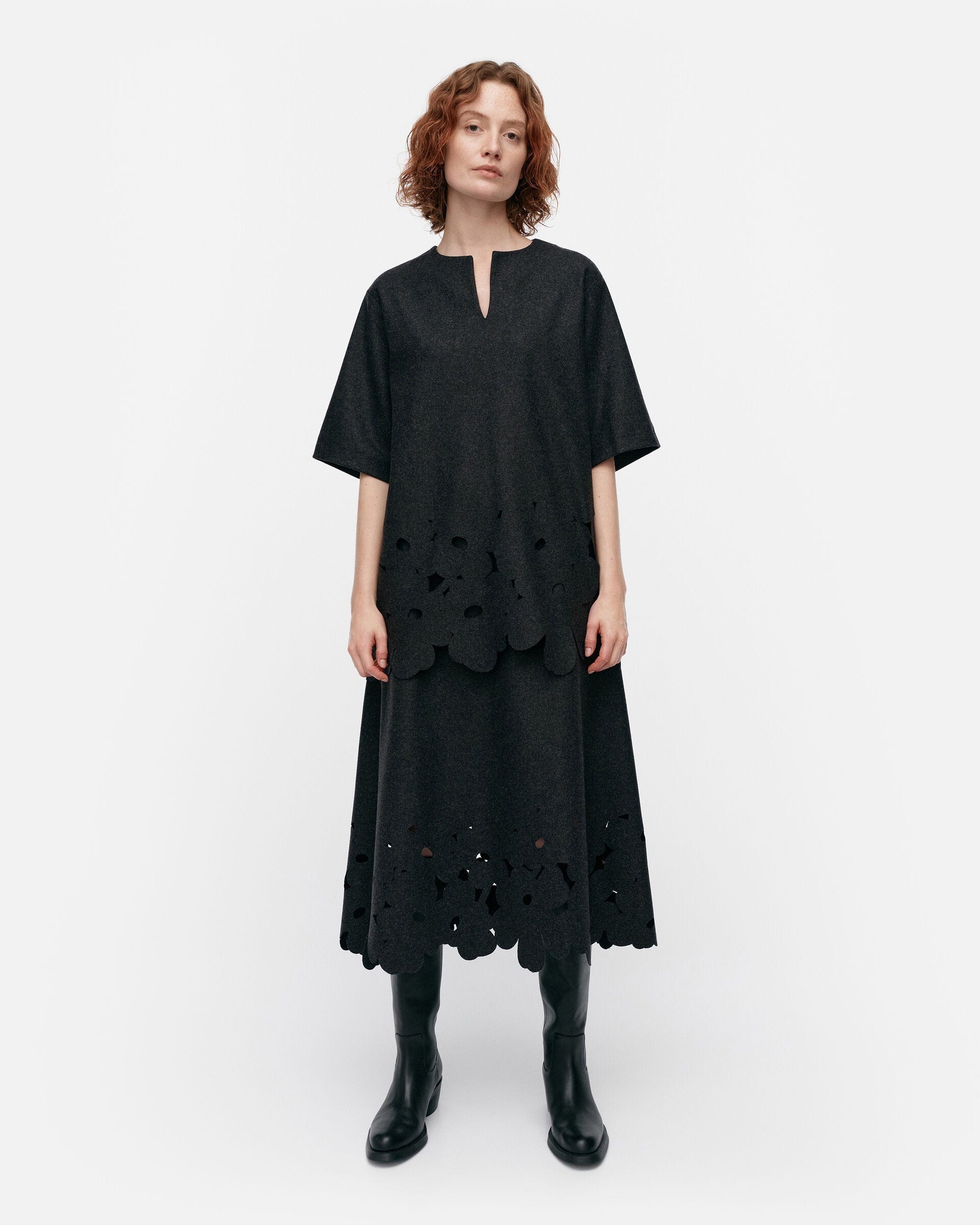 KARMI UNIKKO 鏤空印花襯衫