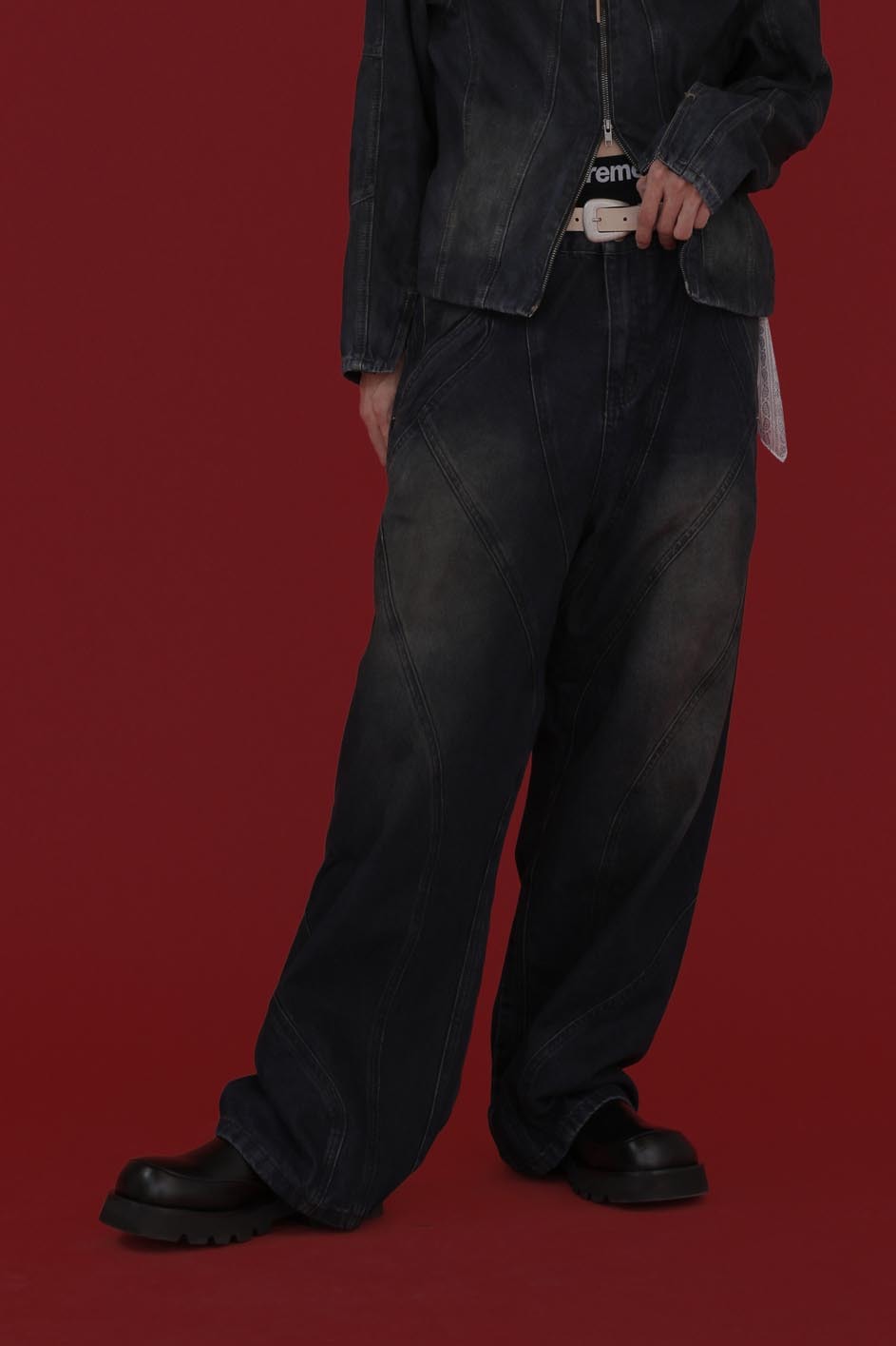 Biker Denim Set-Pants #牛仔褲