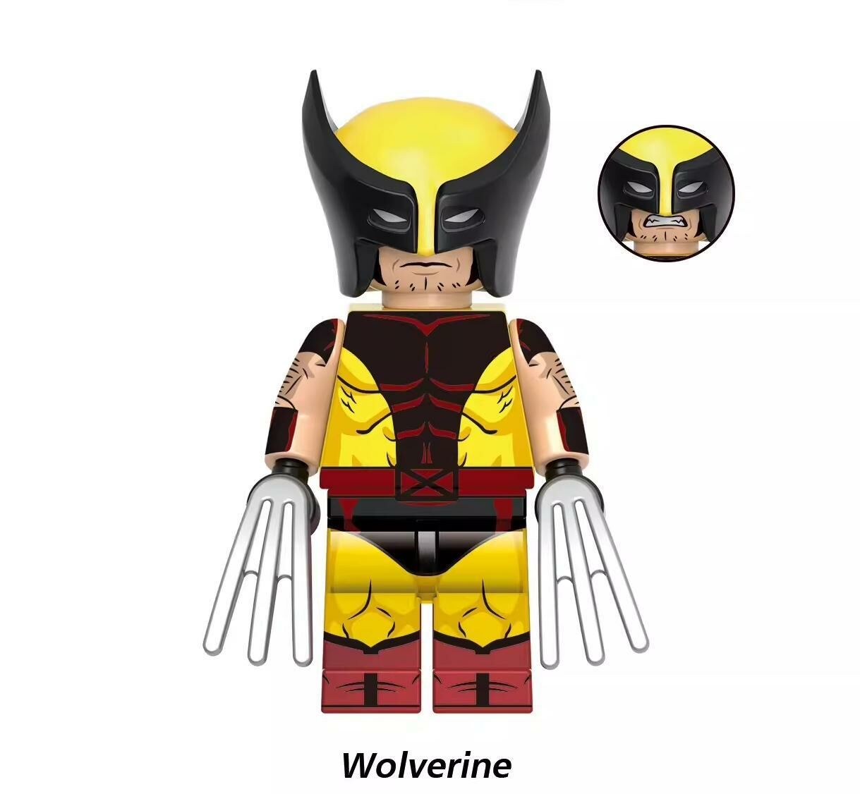 Wolverine X-Men DC Super Heroes Custom Minifigs Minifigures Fit Lego GH0557