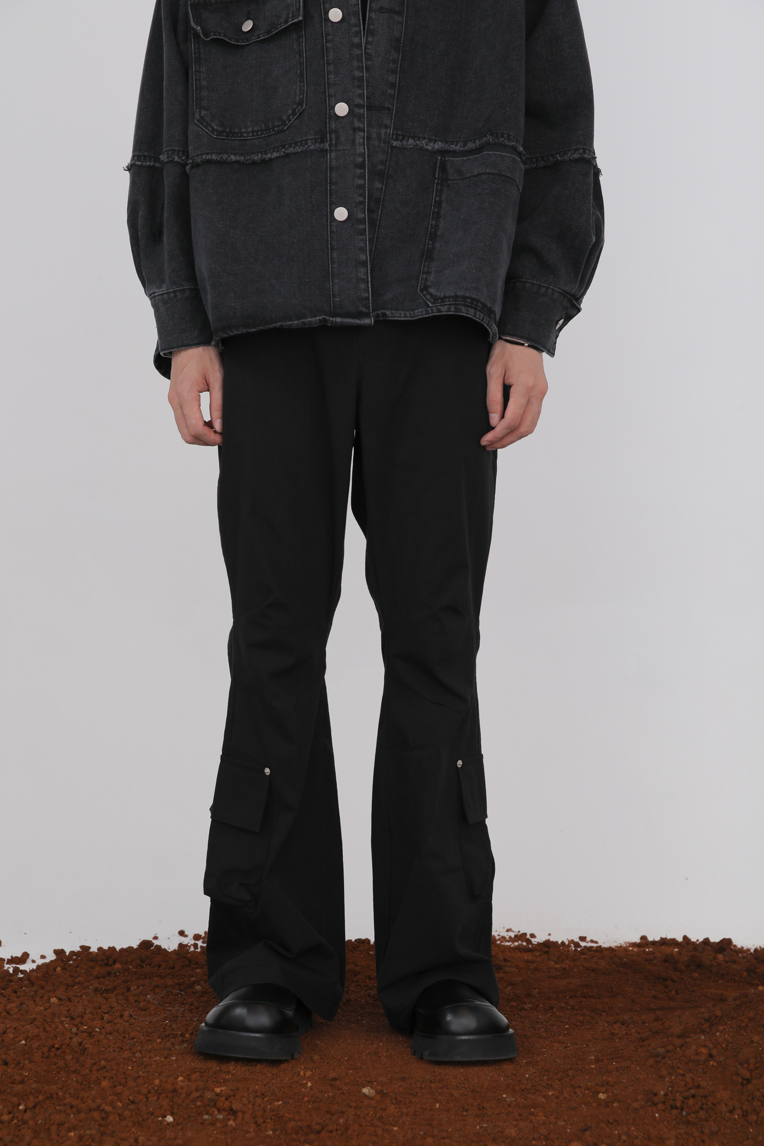 Bootcut Under Cargo pants #靴型褲