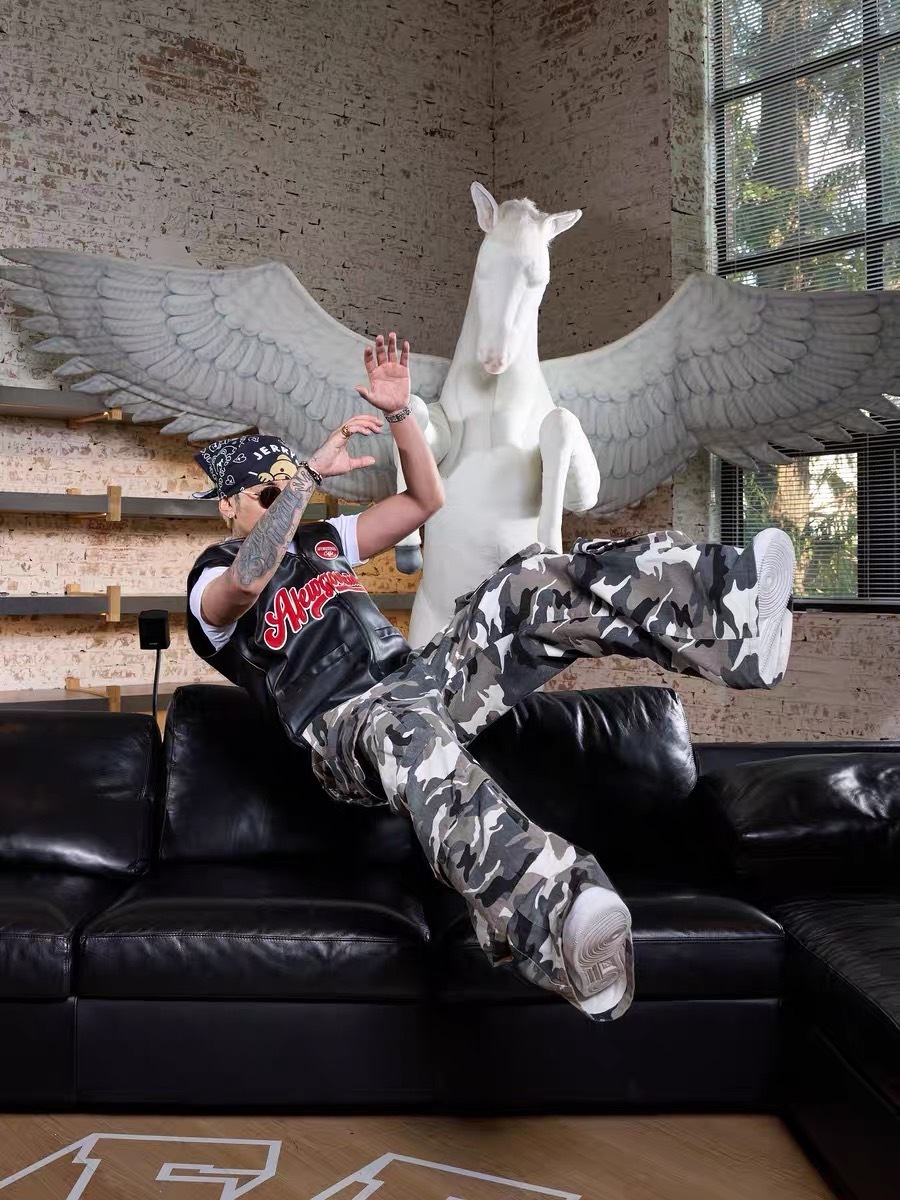 AFGK 黑色皮背心馬甲上衣 A FEW GOOD KIDS