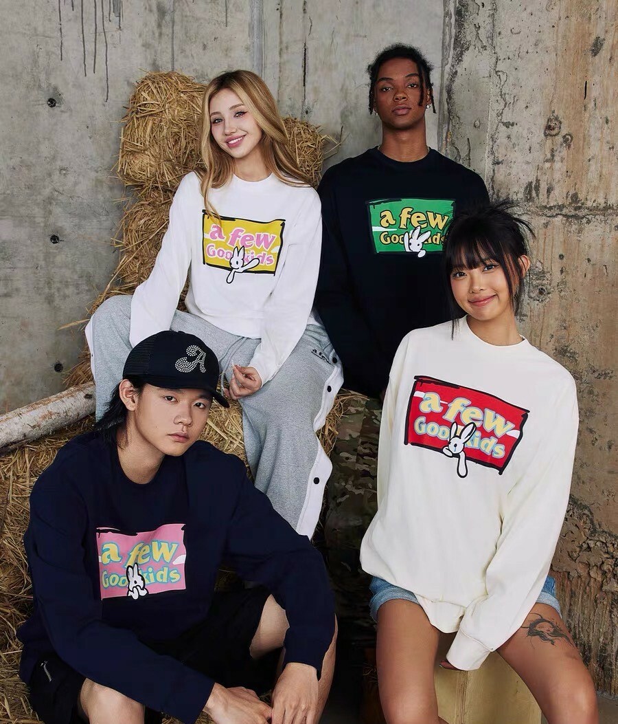 AFGK 美式兔子塗鴉 長T A FEW GOOD KIDS