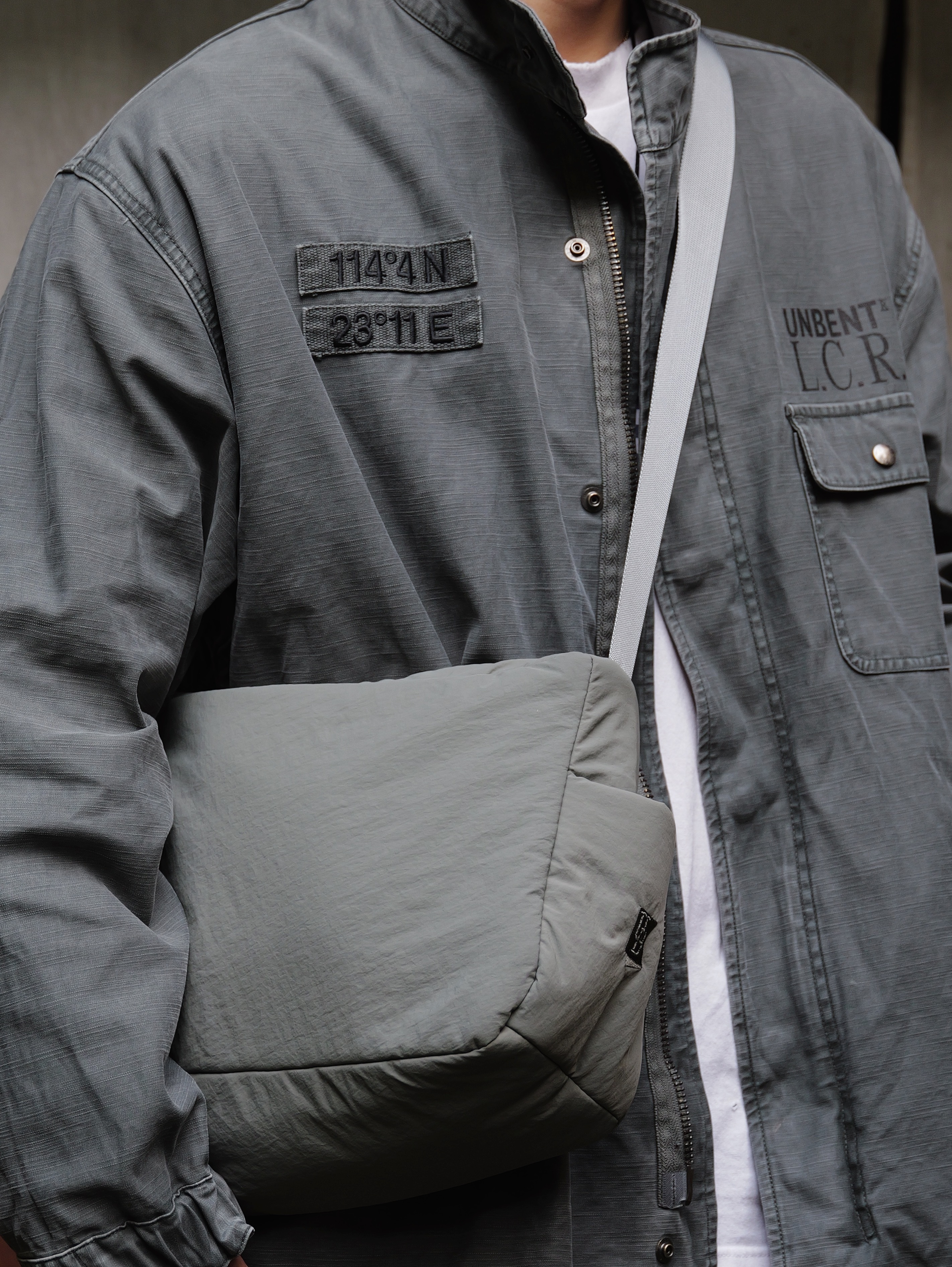 Unbent 24a/w 日本面料尼龍斜挎包