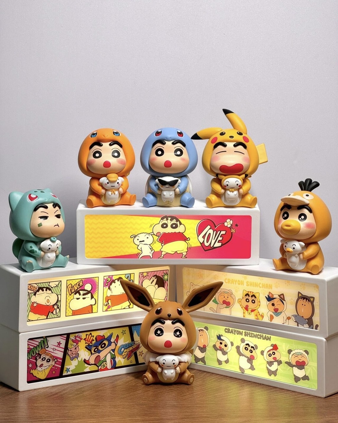 蠟筆小新 公仔 小新 野原新之助 cosplay 皮卡丘 寶可夢