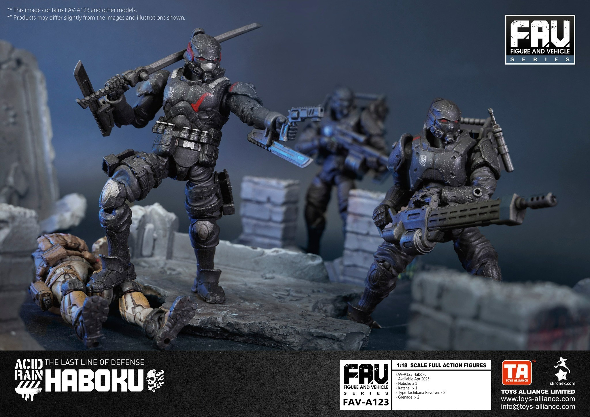 Toys Alliance 酸雨戰爭 Acid Rain FAV-A123 Haboku 破墨