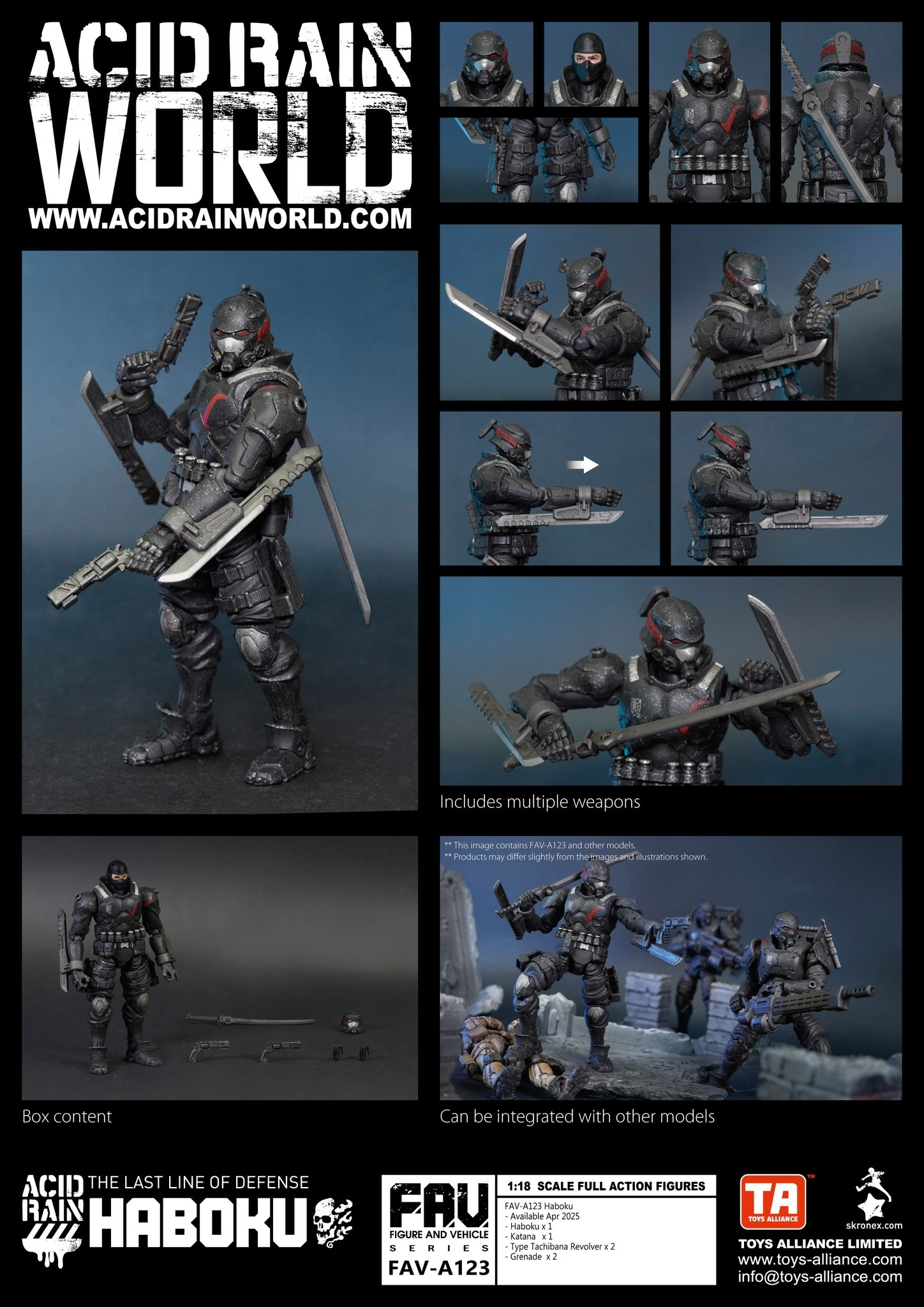 Toys Alliance 酸雨戰爭 Acid Rain FAV-A123 Haboku 破墨