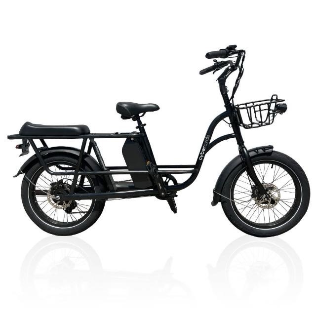 CyberCycle Elephant百變大象 標配版 150KM 高續航多功能親子電輔車/黑