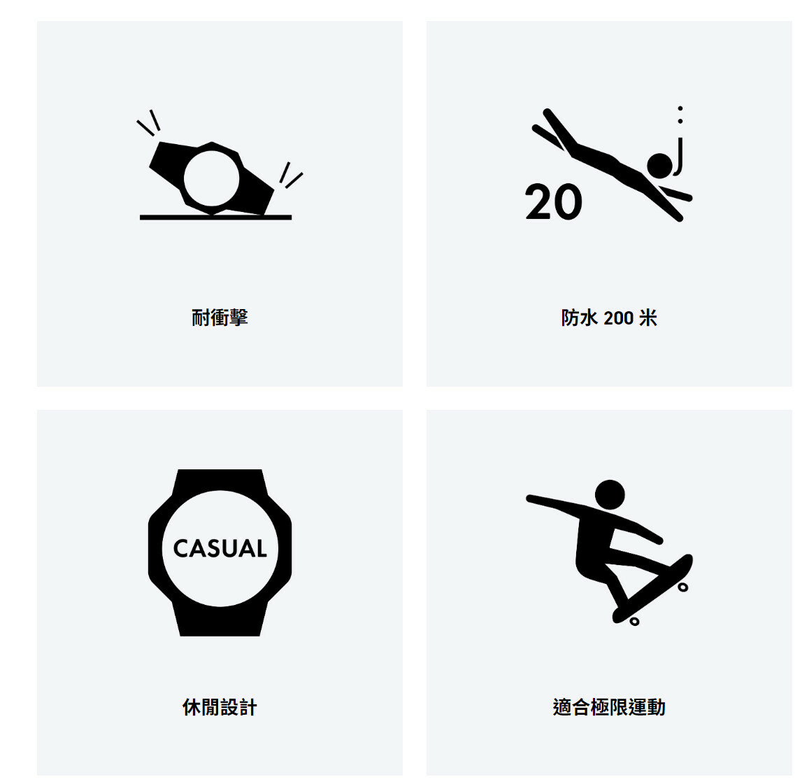 Casio │ 日本 │ GA-100CM-8A