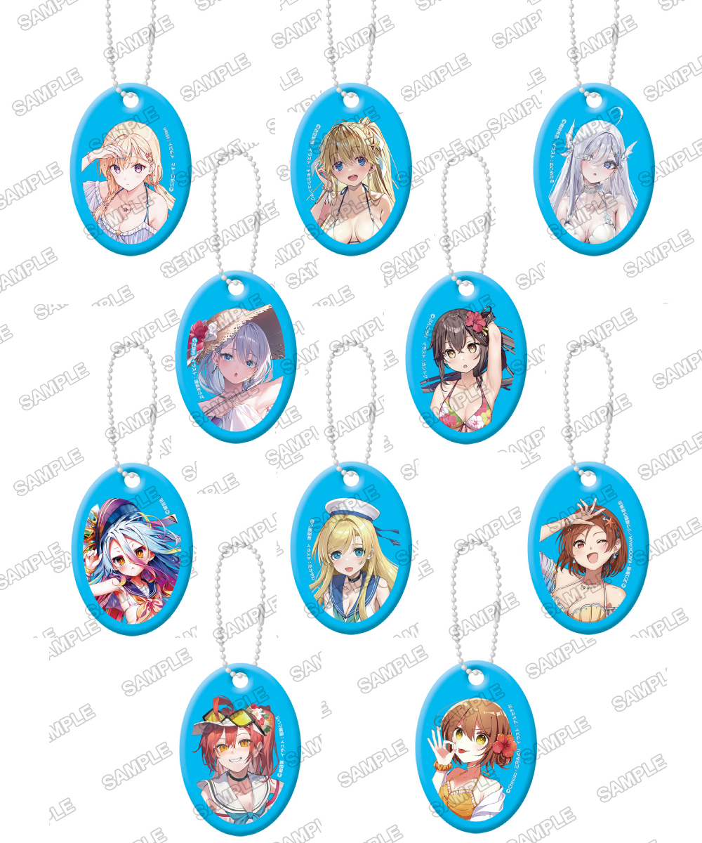 預購-MF文庫J夏之學園祭2024 全新繪製全新繪製 漂浮鑰匙圈 系列 【日本進口精品】