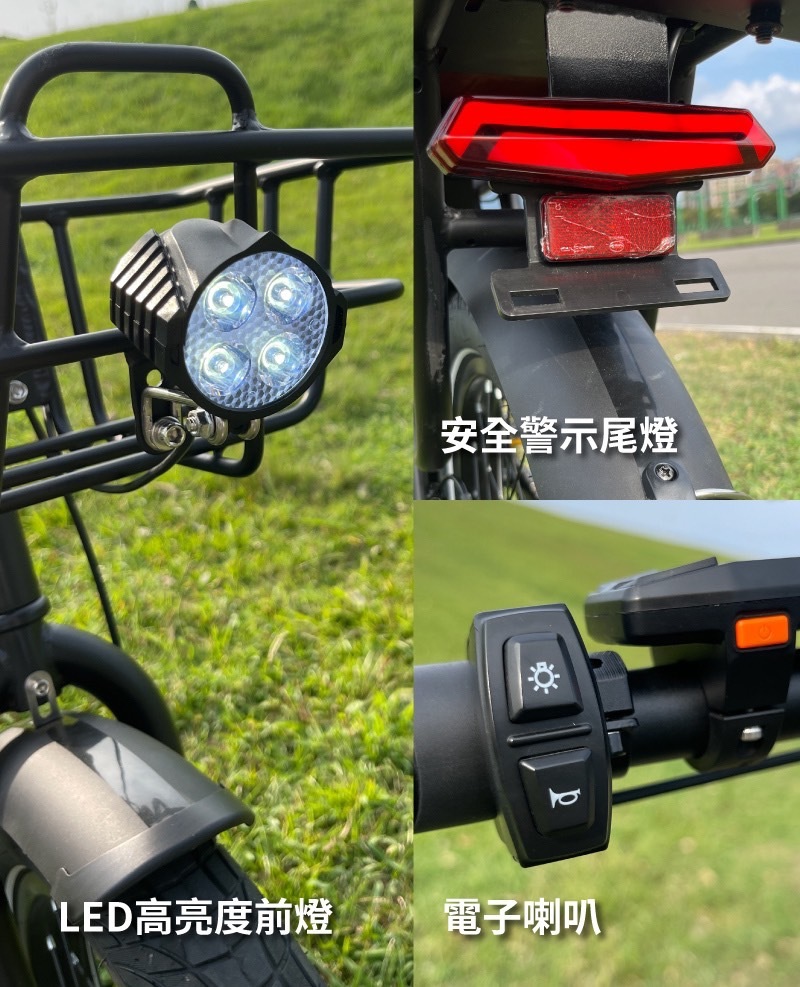 CyberCycle Elephant百變大象 雙電版 150KM 高續航多功能親子電輔車/奶茶色