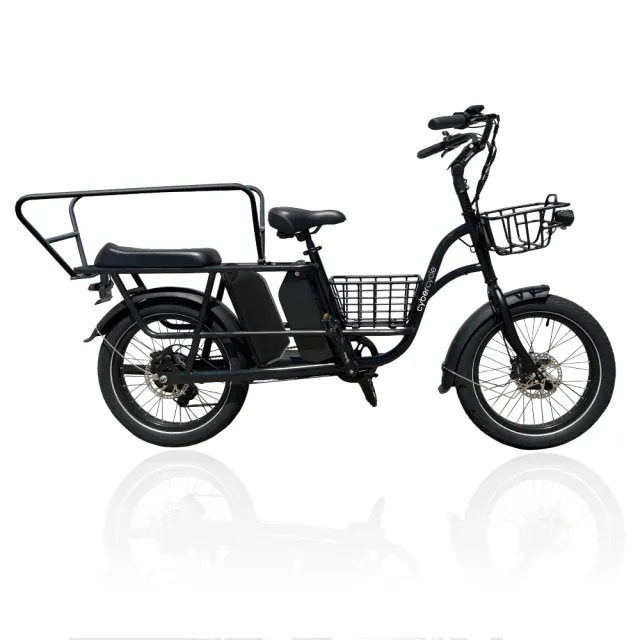 CyberCycle Elephant百變大象 雙電版 150KM 高續航多功能親子電輔車/黑色