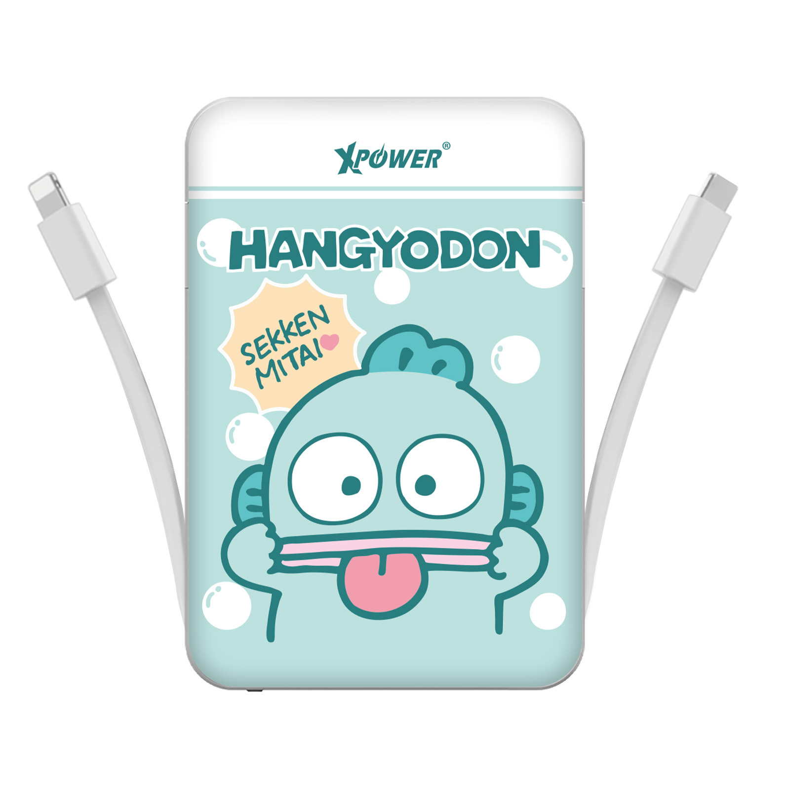 XPower x Sanrio HANGYODON M10J 10000mAh 5合1磁吸無線快充移動電源