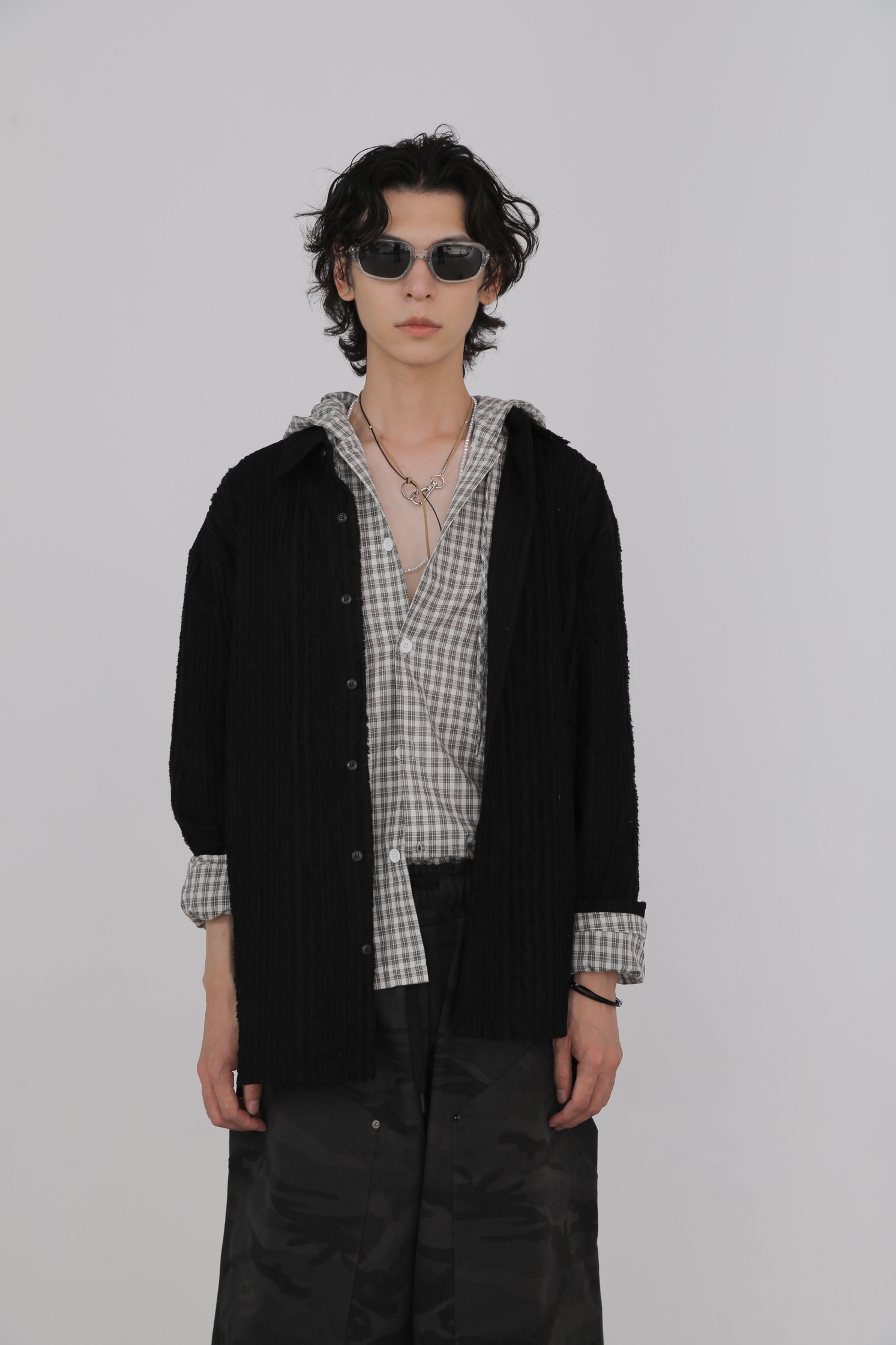 Cotton Cutoff Shirt #長襯衫