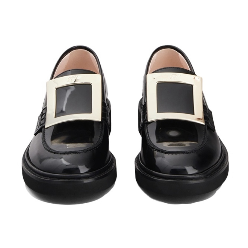ROGER VIVIER Viv' Rangers 金屬扣 樂福鞋