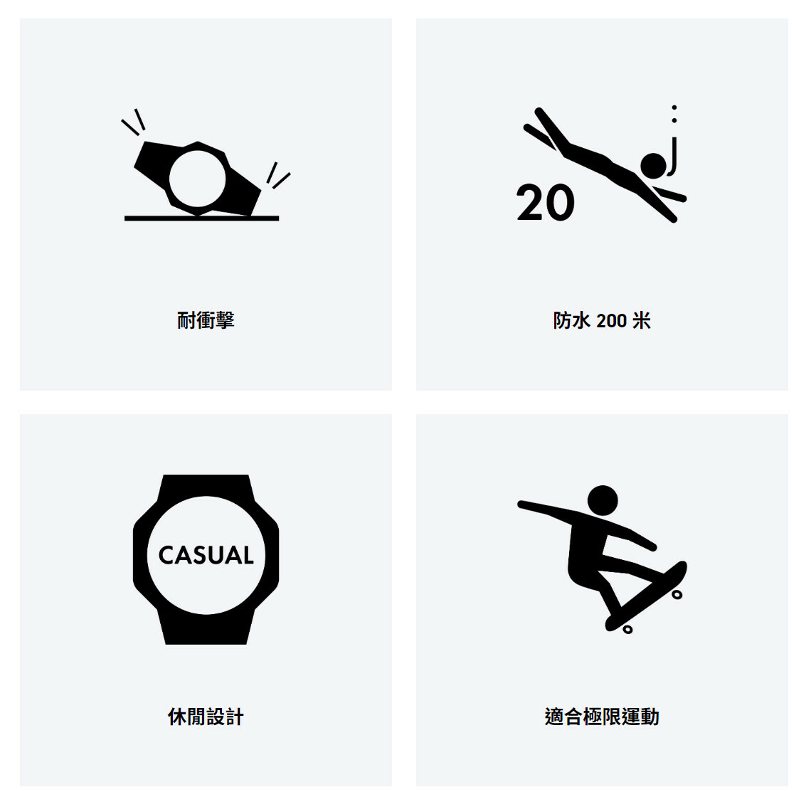 Casio │ 日本 │ GA-100GBX-1A9