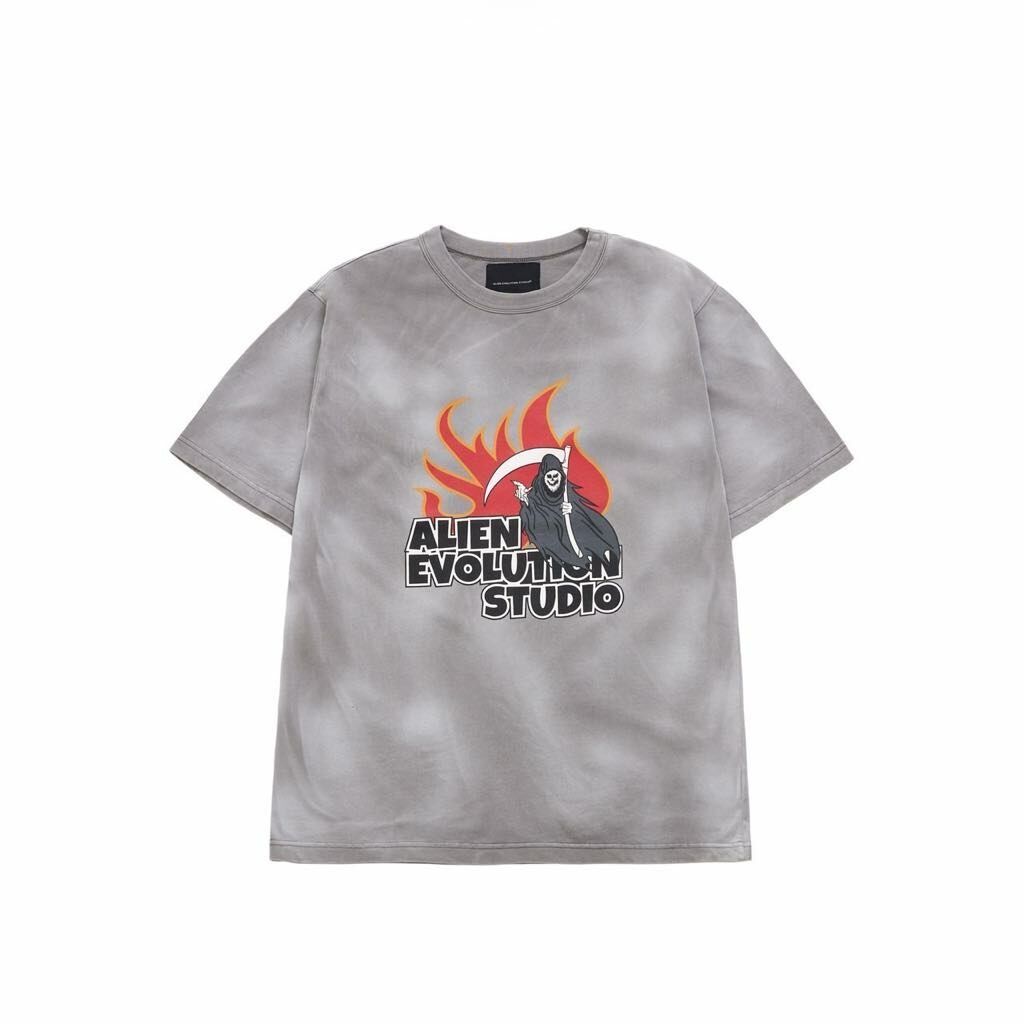 AES SICKLE DEATH DISTRESSED TEE