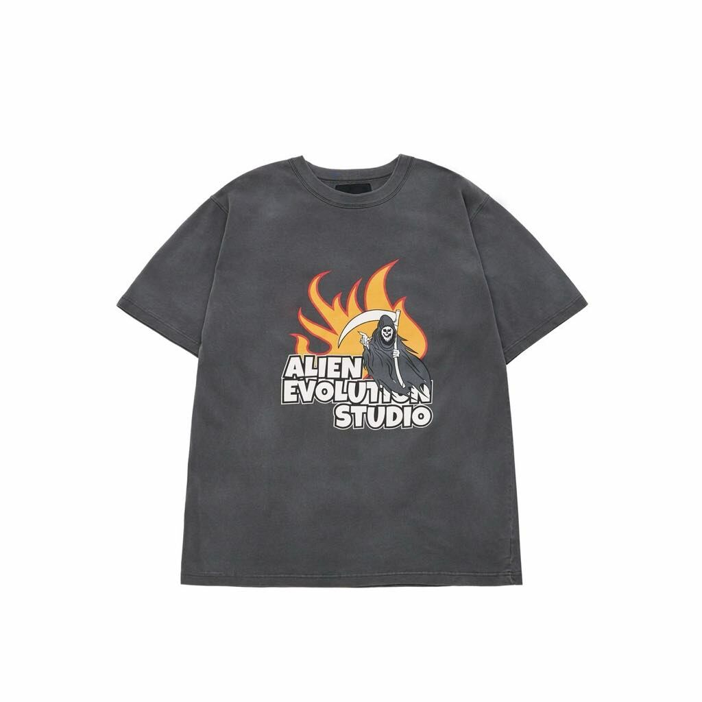 AES SICKLE DEATH DISTRESSED TEE