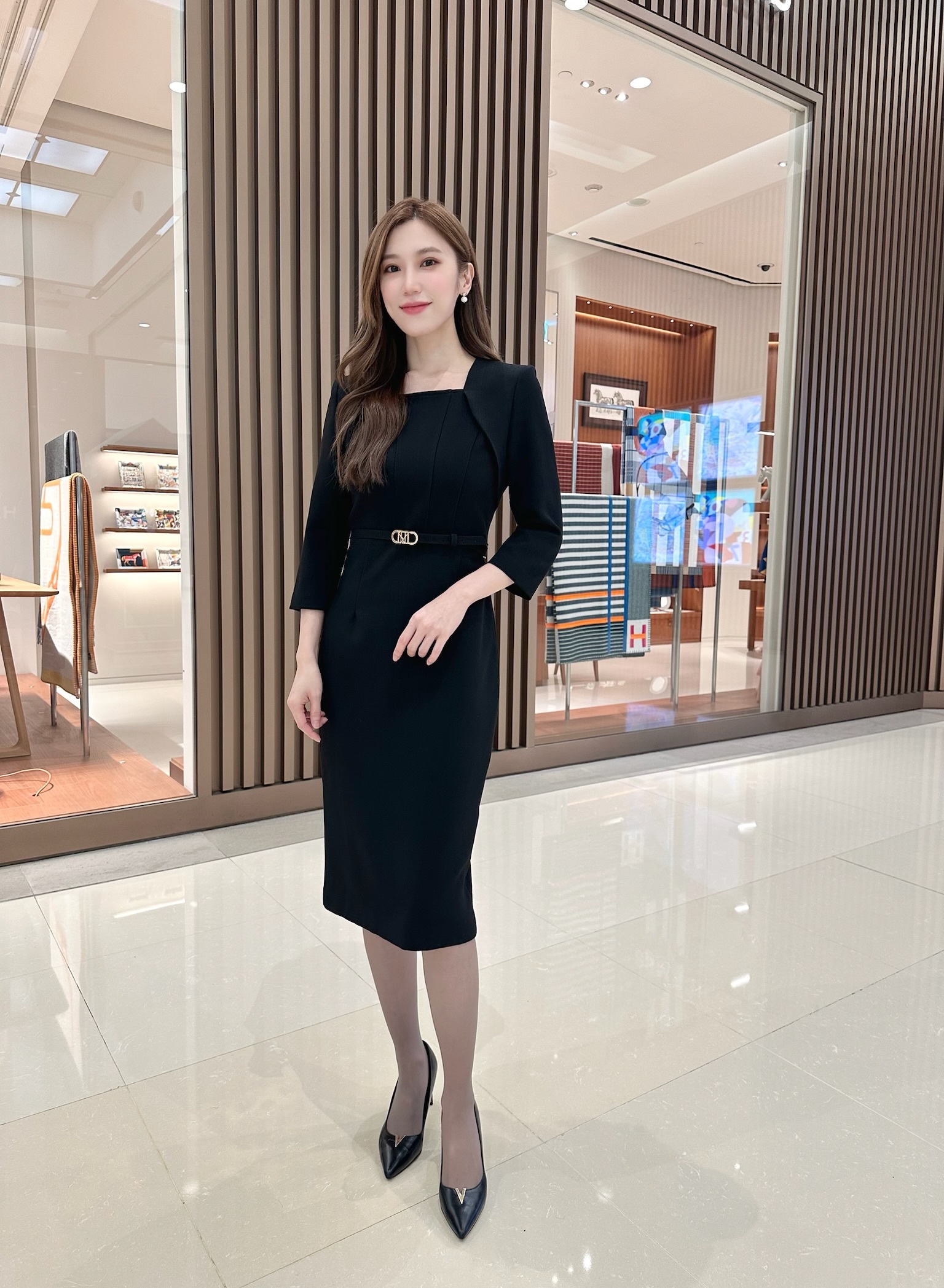 (顯瘦款)美腿褲襪-灰