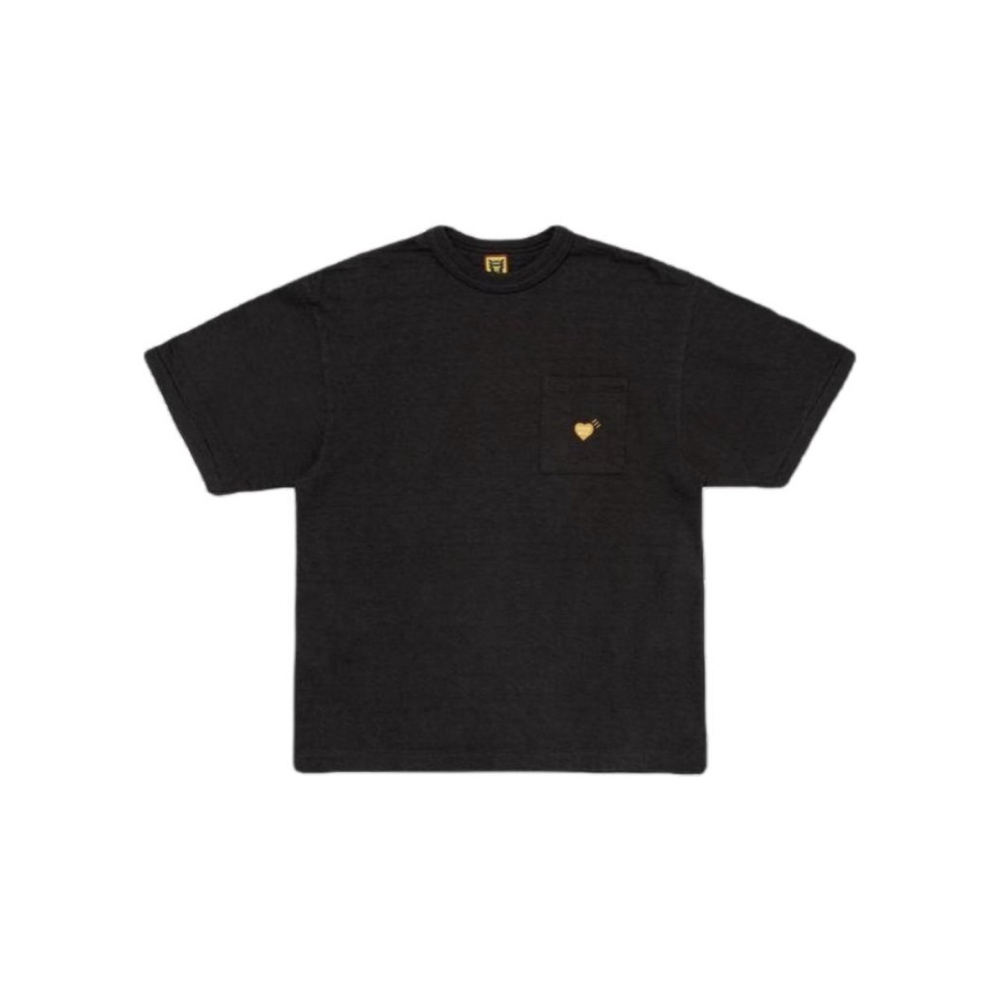 Human Made Pocket Tee 橘色愛心 兔子 黑色 HM26CS055