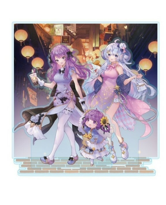 2024桃園動漫大展 乙夏鈴&星影琉璃 紀念週邊商品-豪華壓克力立牌組
