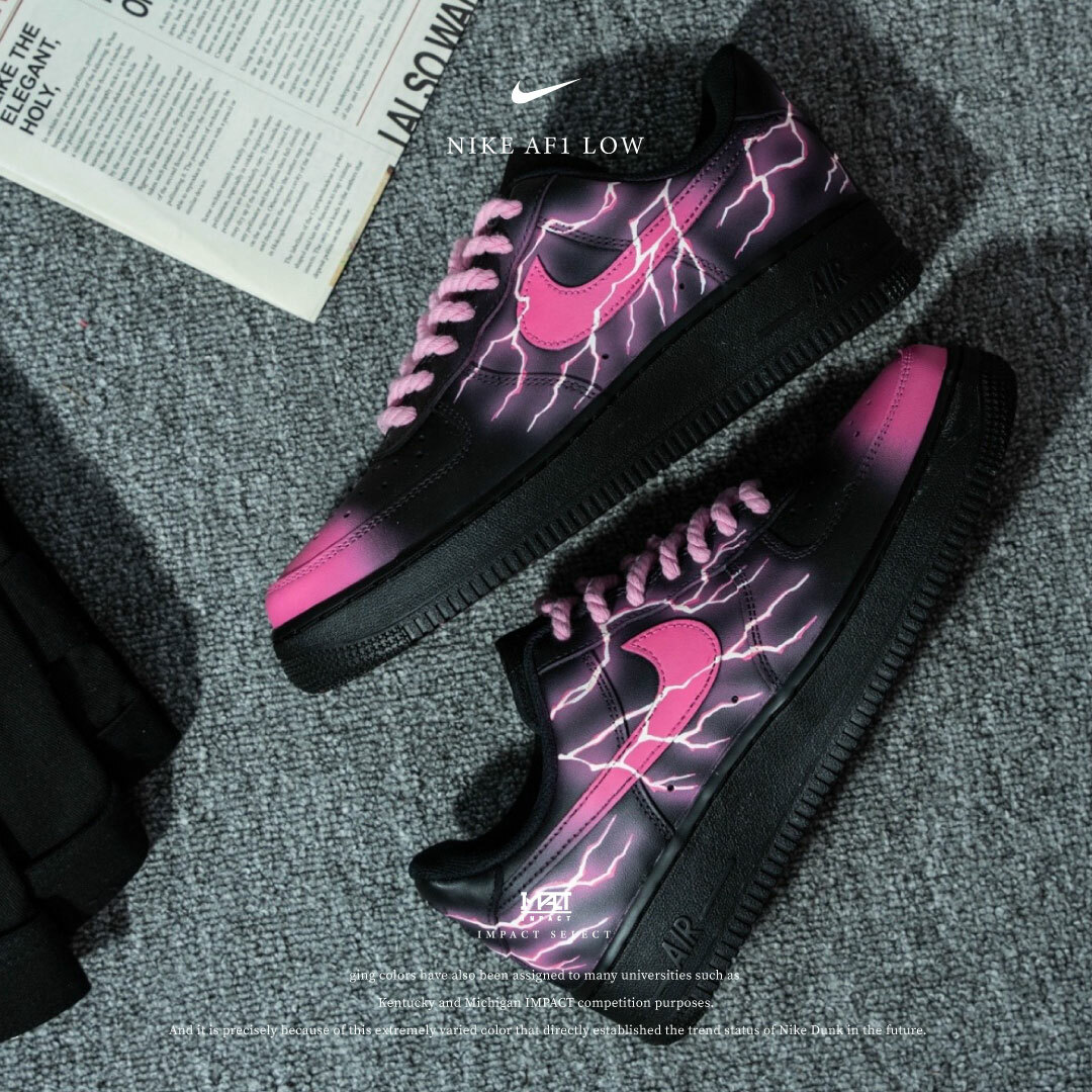 【訂製款】Nike AF1 Low 霓虹閃電