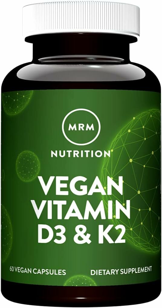 [現貨] MRM 維他命D3 2500IU & K2 60粒素食膠囊 Vitamin D3 & K2 Vegan